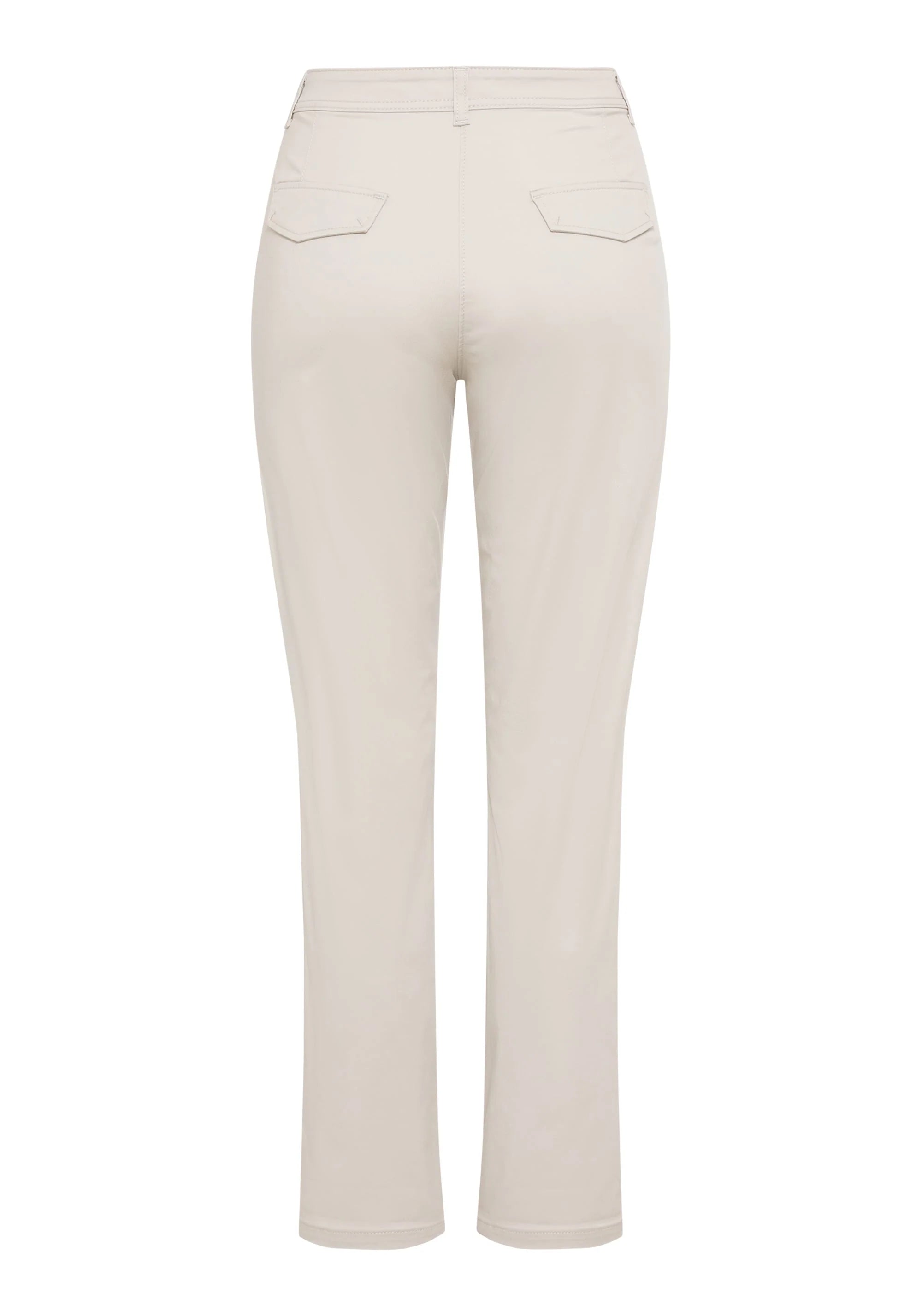 Cropped Trouser in Light Stone