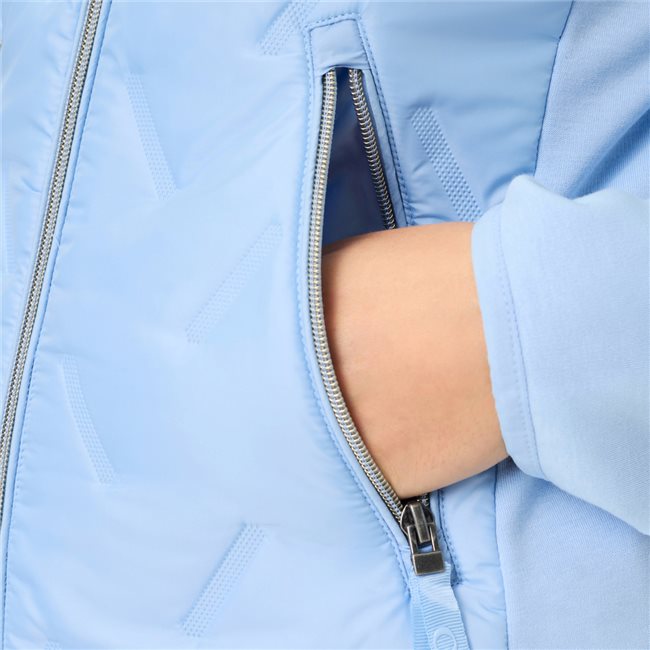 Hooded Jacket in Cloud Blue