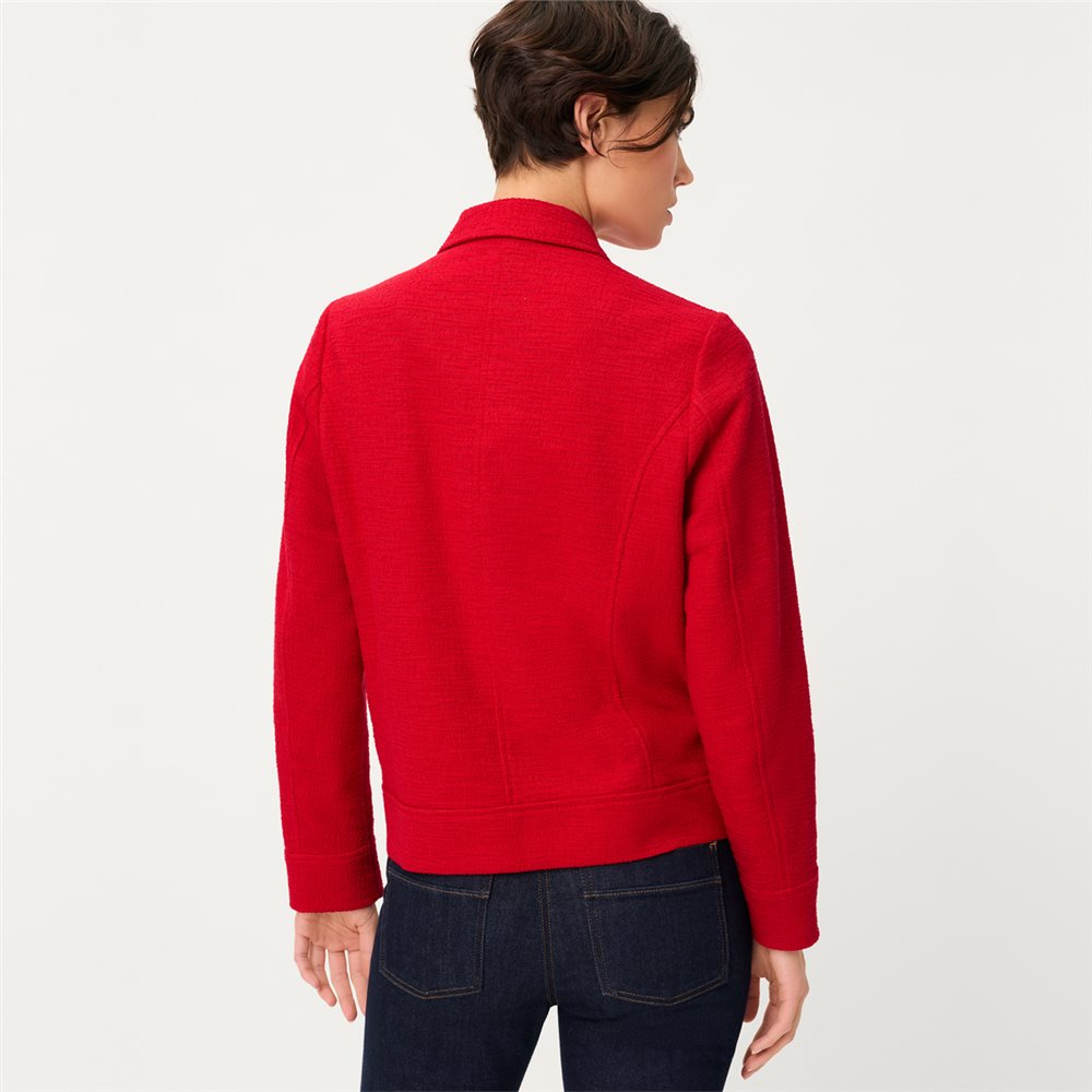 Jacquard Jacket Indoor in French Red