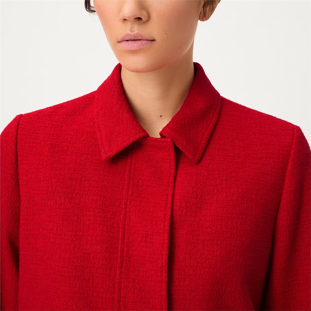 Jacquard Jacket Indoor in French Red