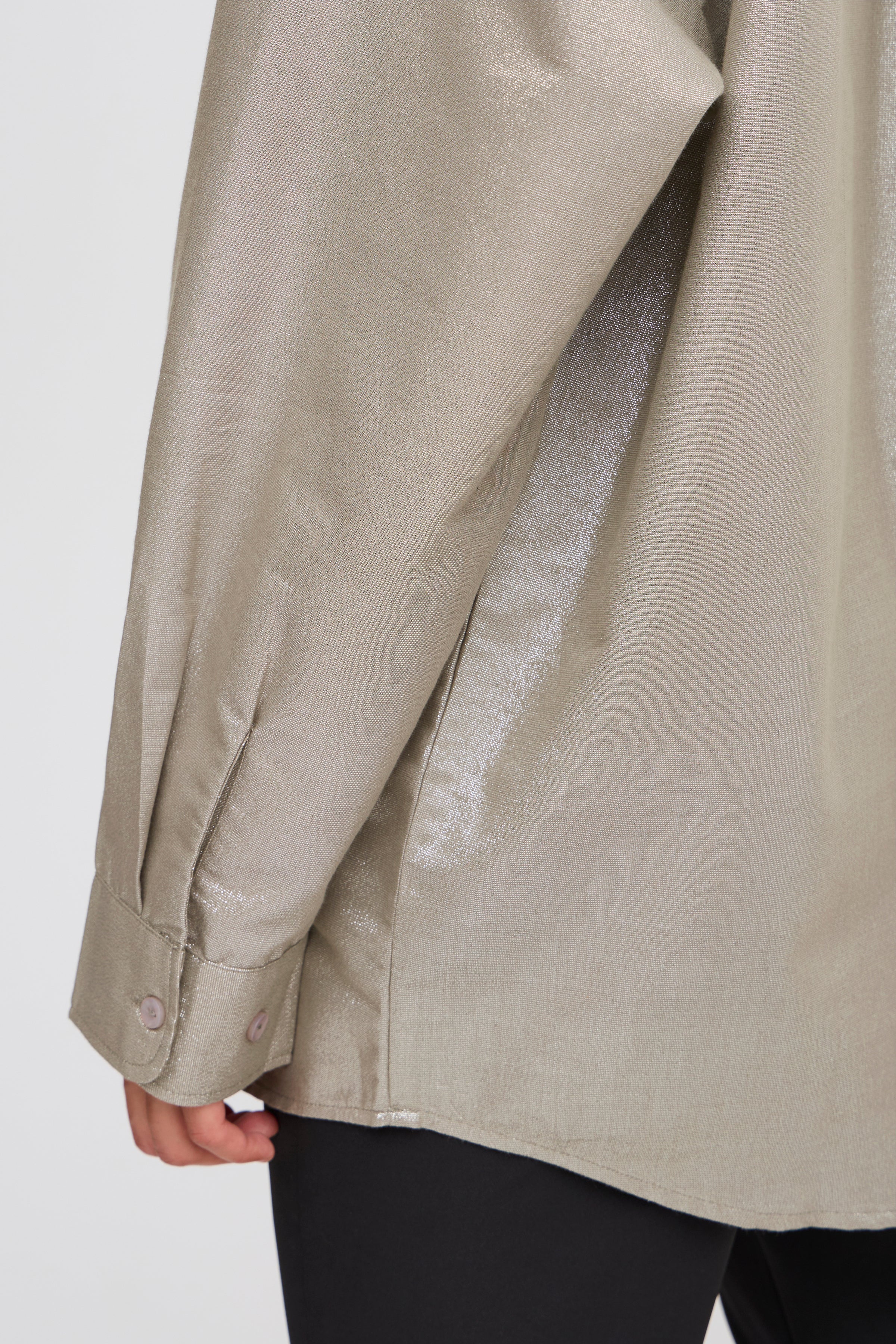 Houlo Shirt in Champagne Silver