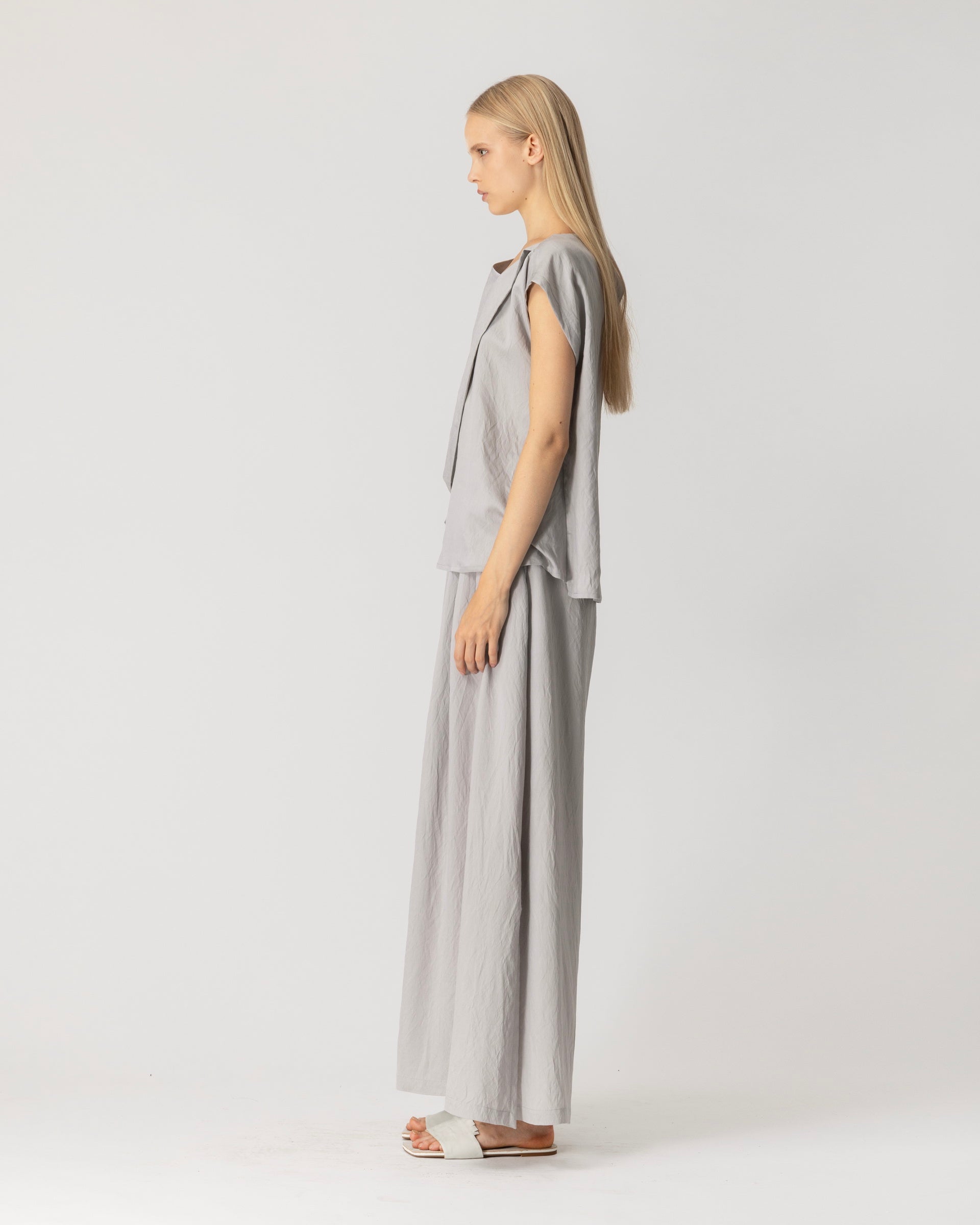 Loe Blouse in Silver