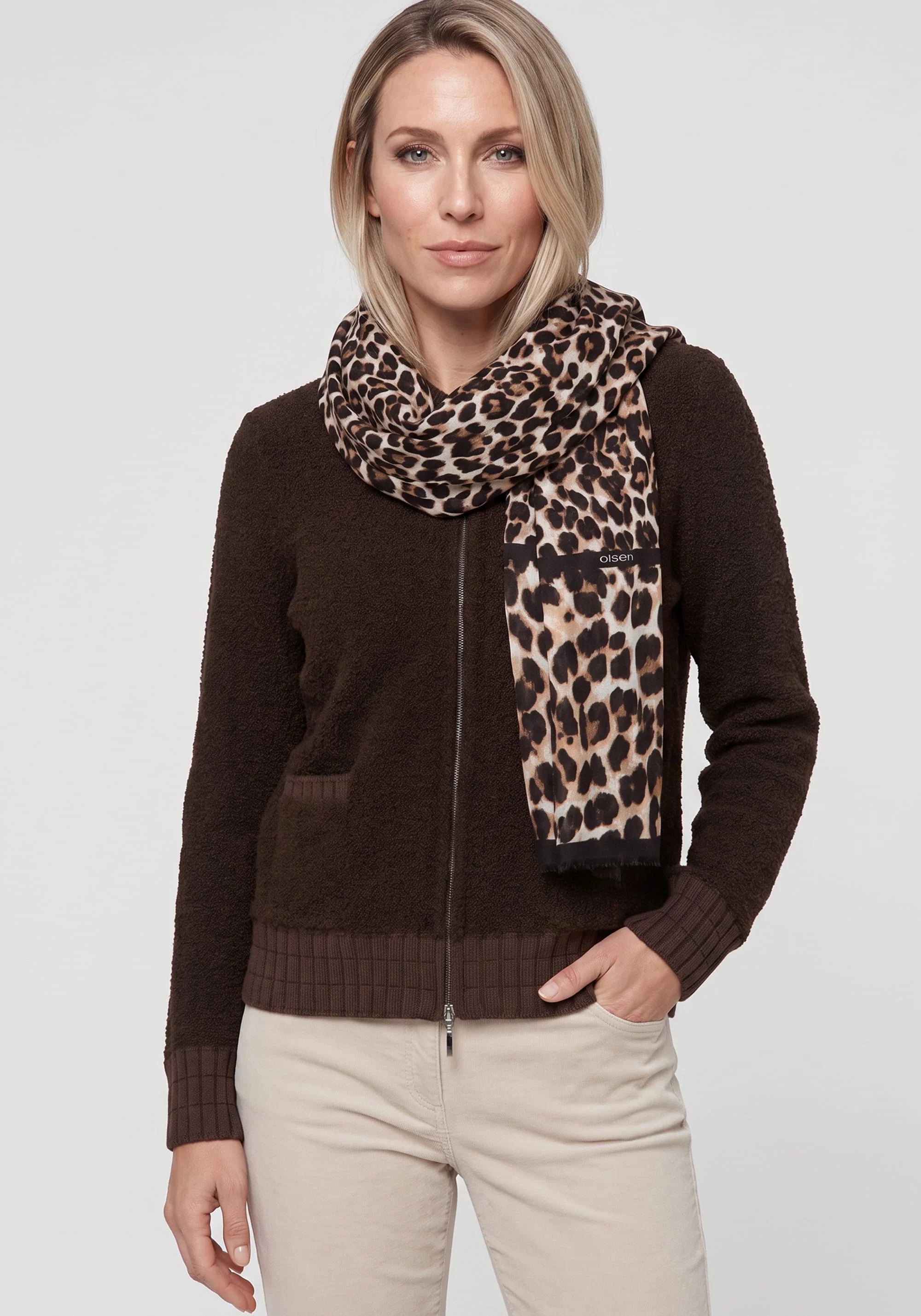 Leopard Print Scarf