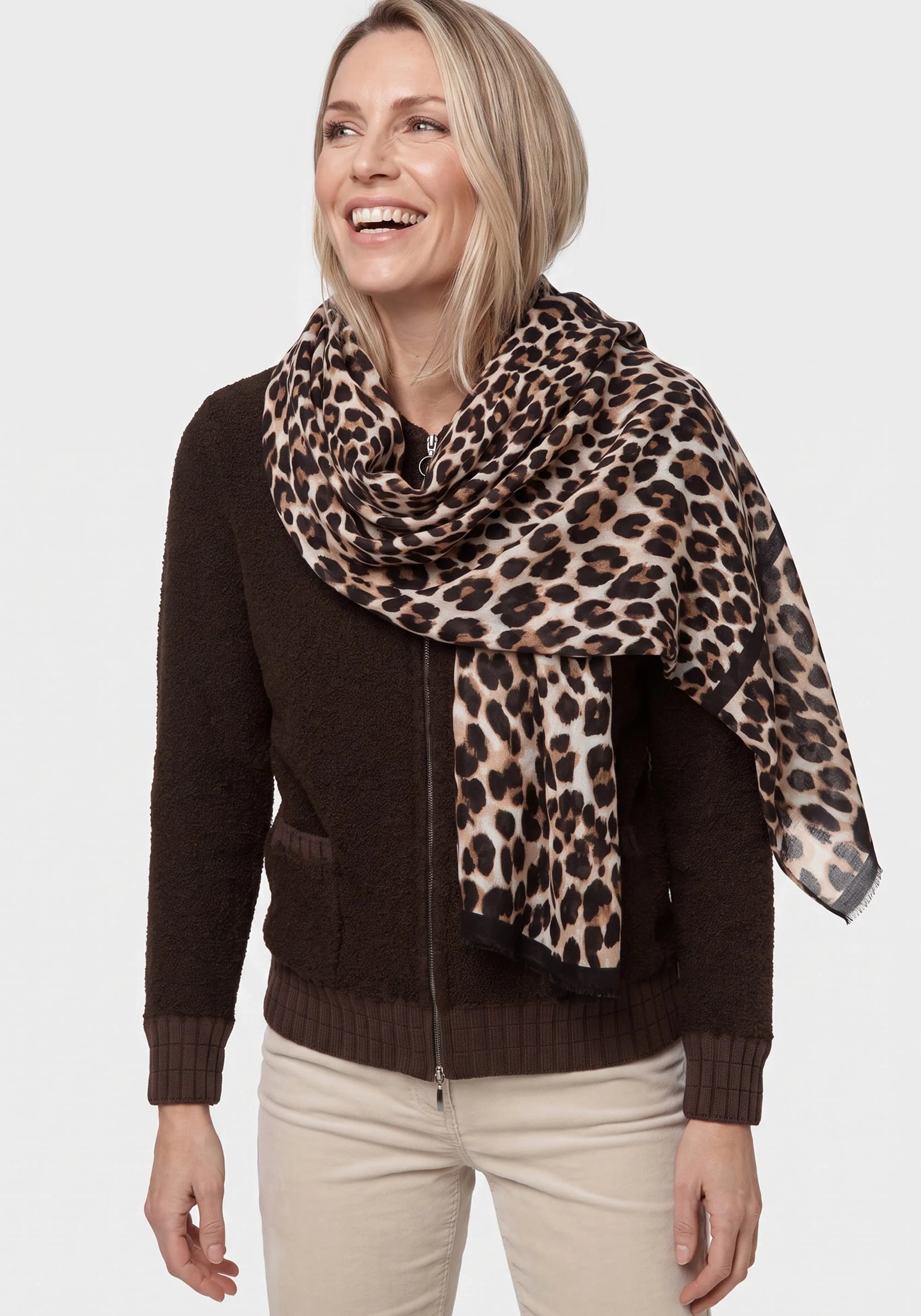 Leopard Print Scarf