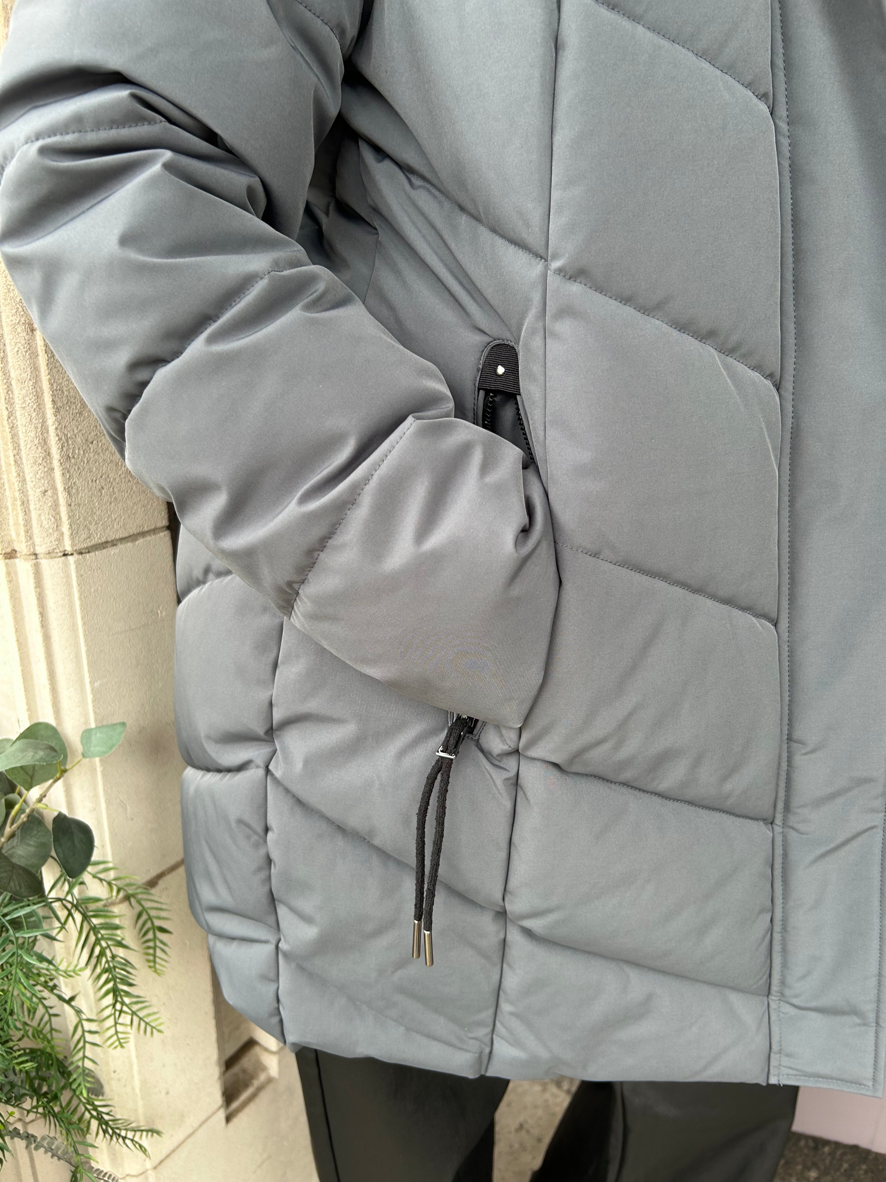 Zodiac Coat in Airforce Blue