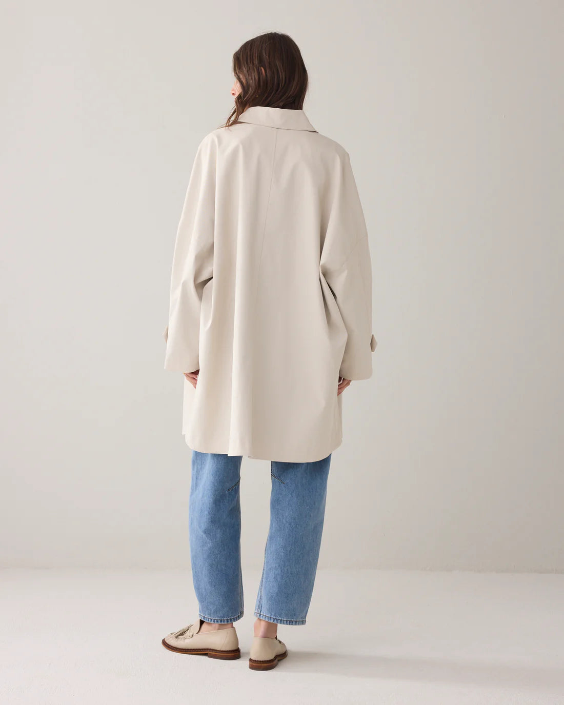 Oversized Jacket in Ivory