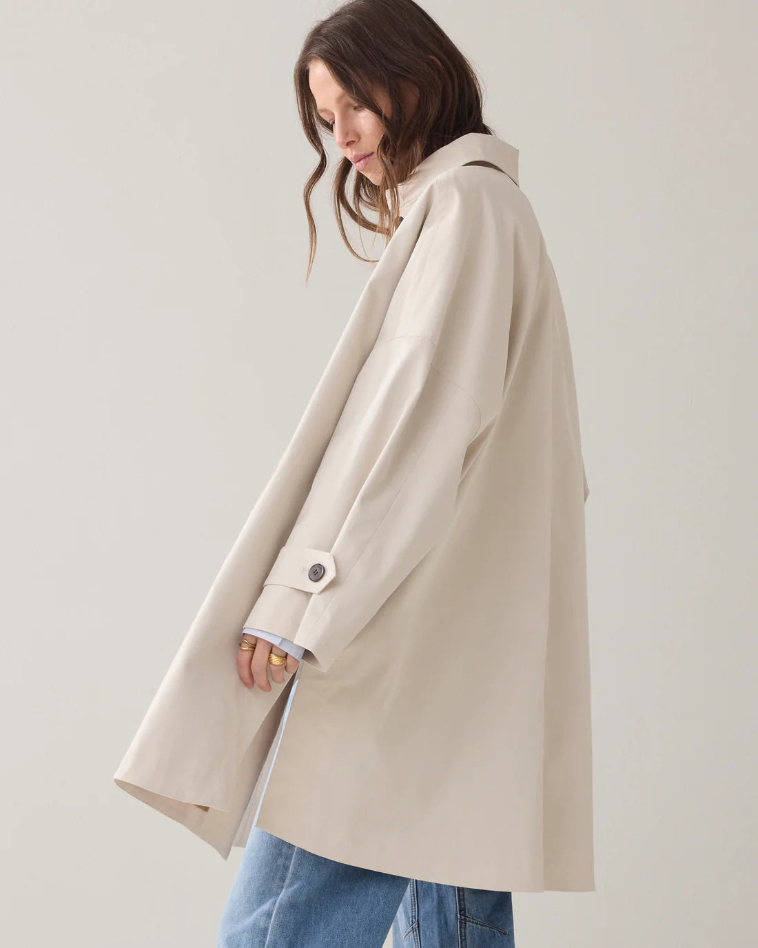 Oversized Jacket in Ivory