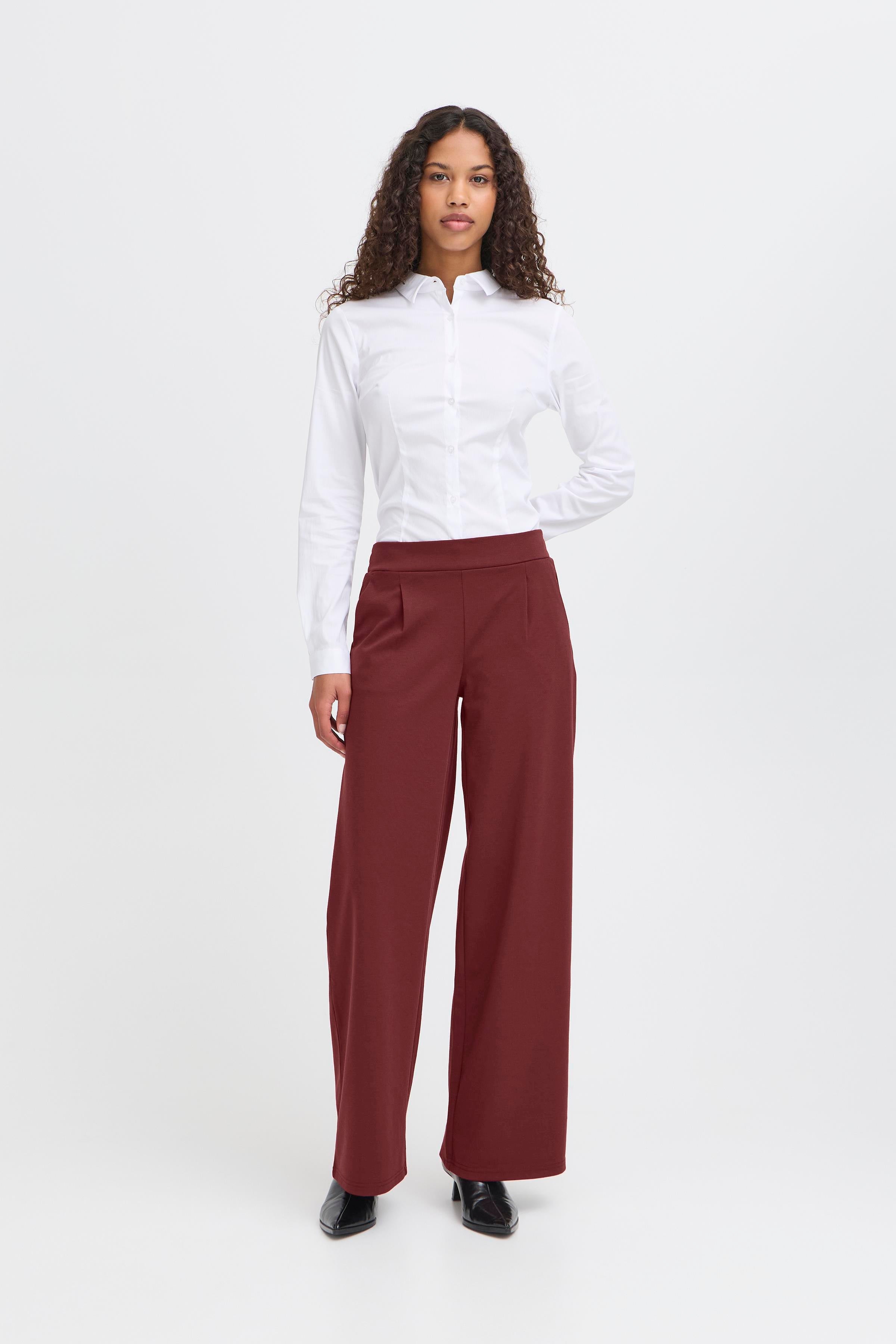 Kate Sus Long Wide Trouser in Port Royale