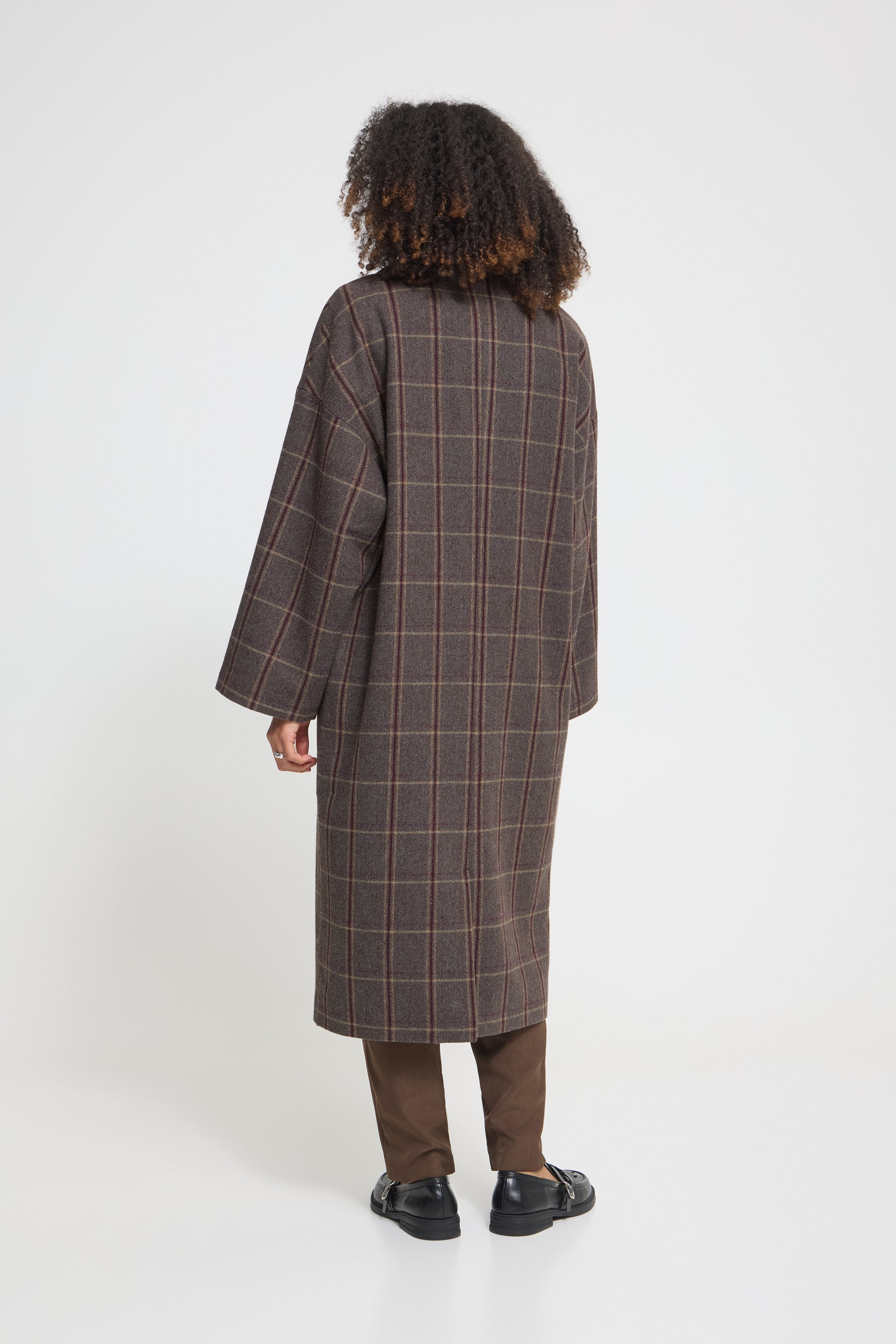 Emmalu Dress Coat in Cocoa Brown
