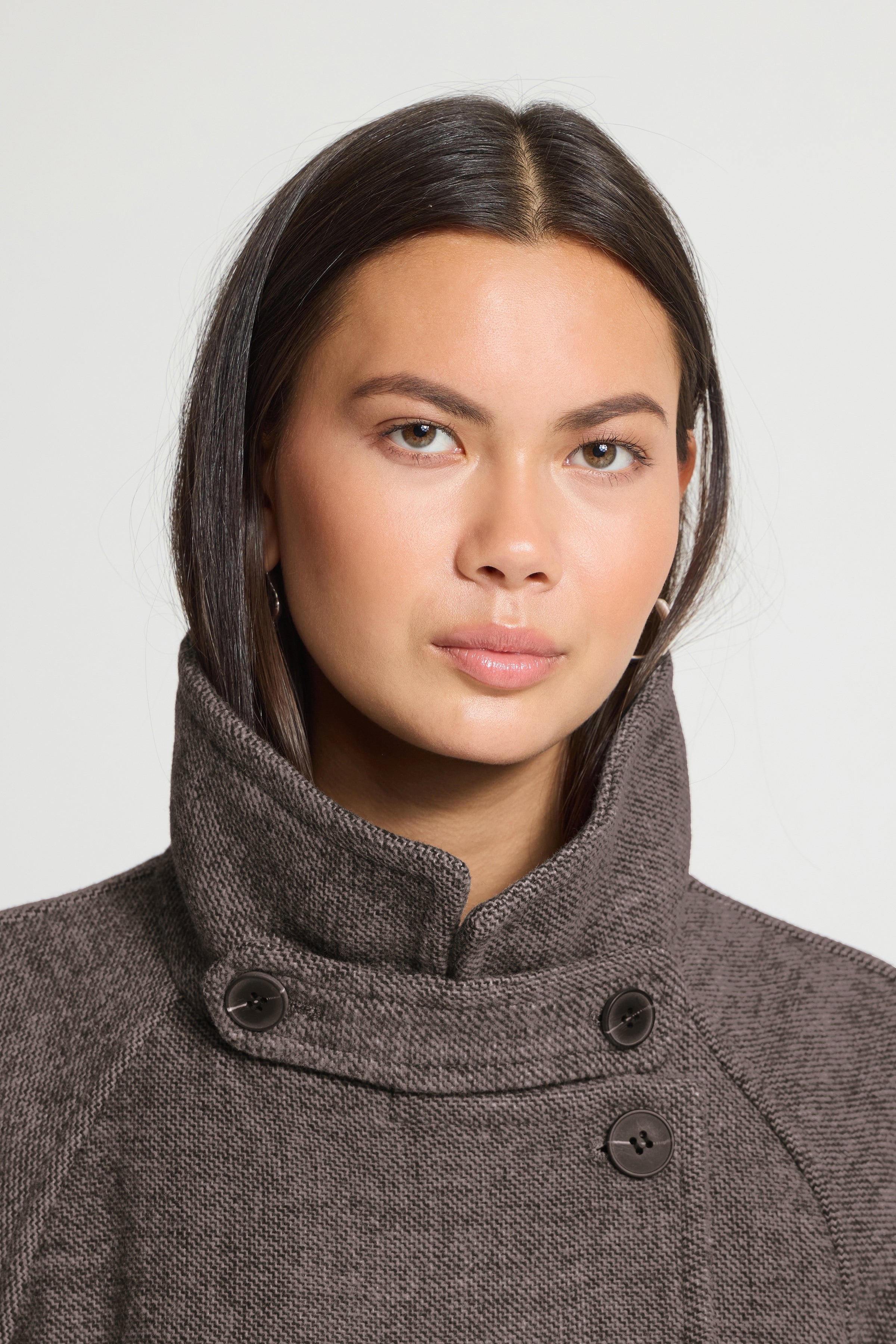 Gaziva Jacket in Chocolate Brown Melange