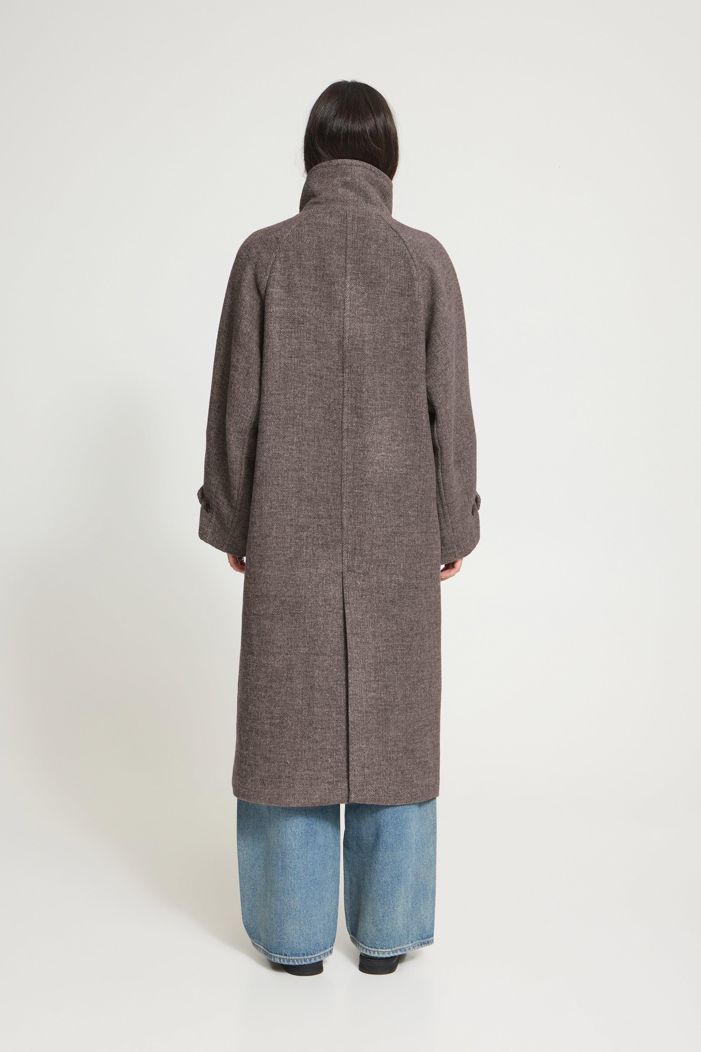 Gaziva Jacket in Chocolate Brown Melange