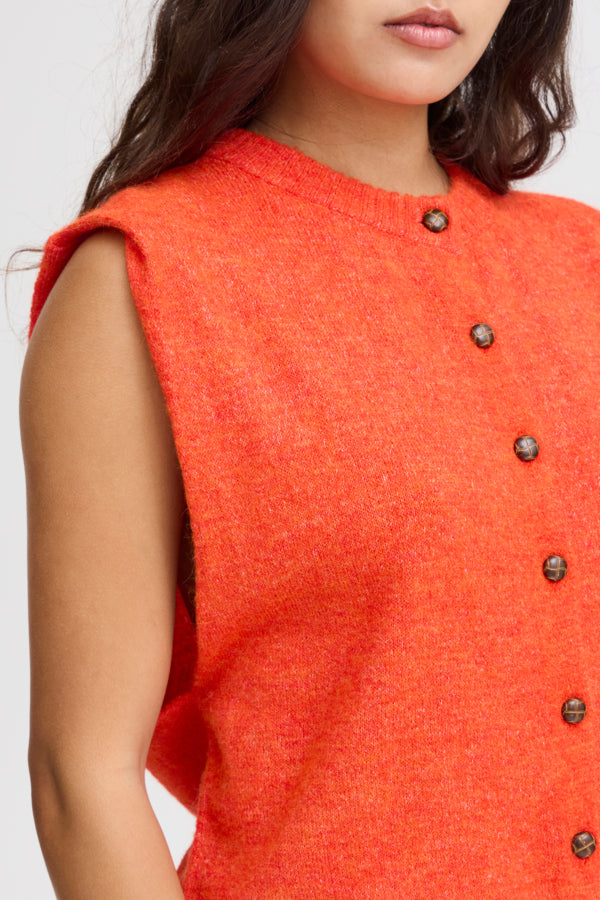 Lamora Waistcoat in Orange