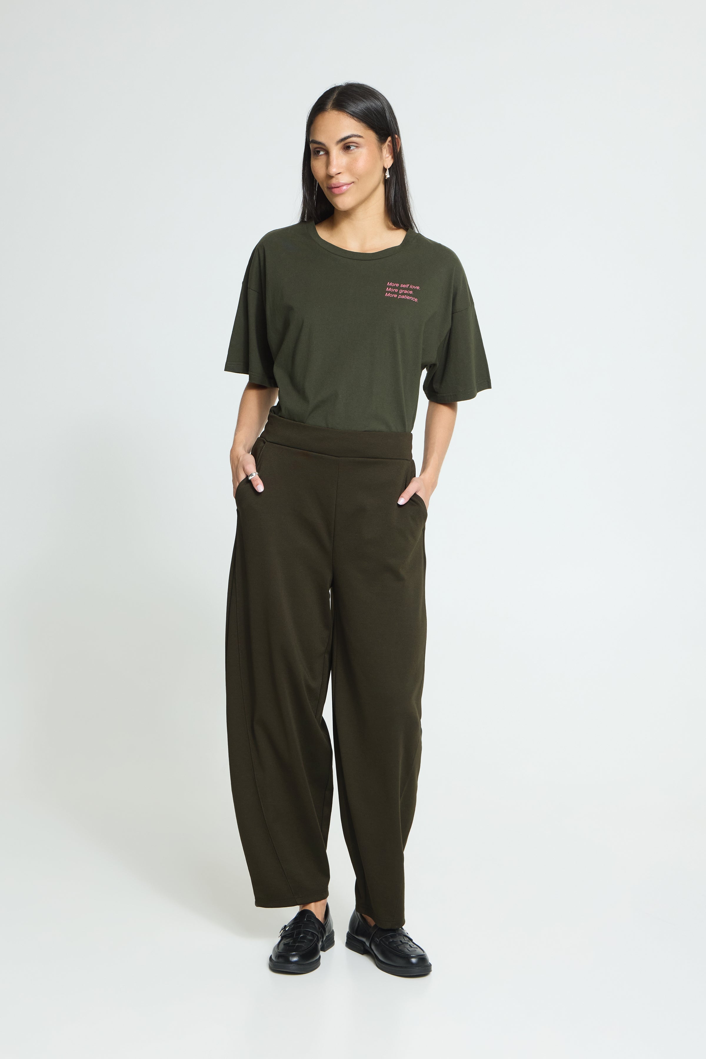 Kate Barrel Trouser in Rosin