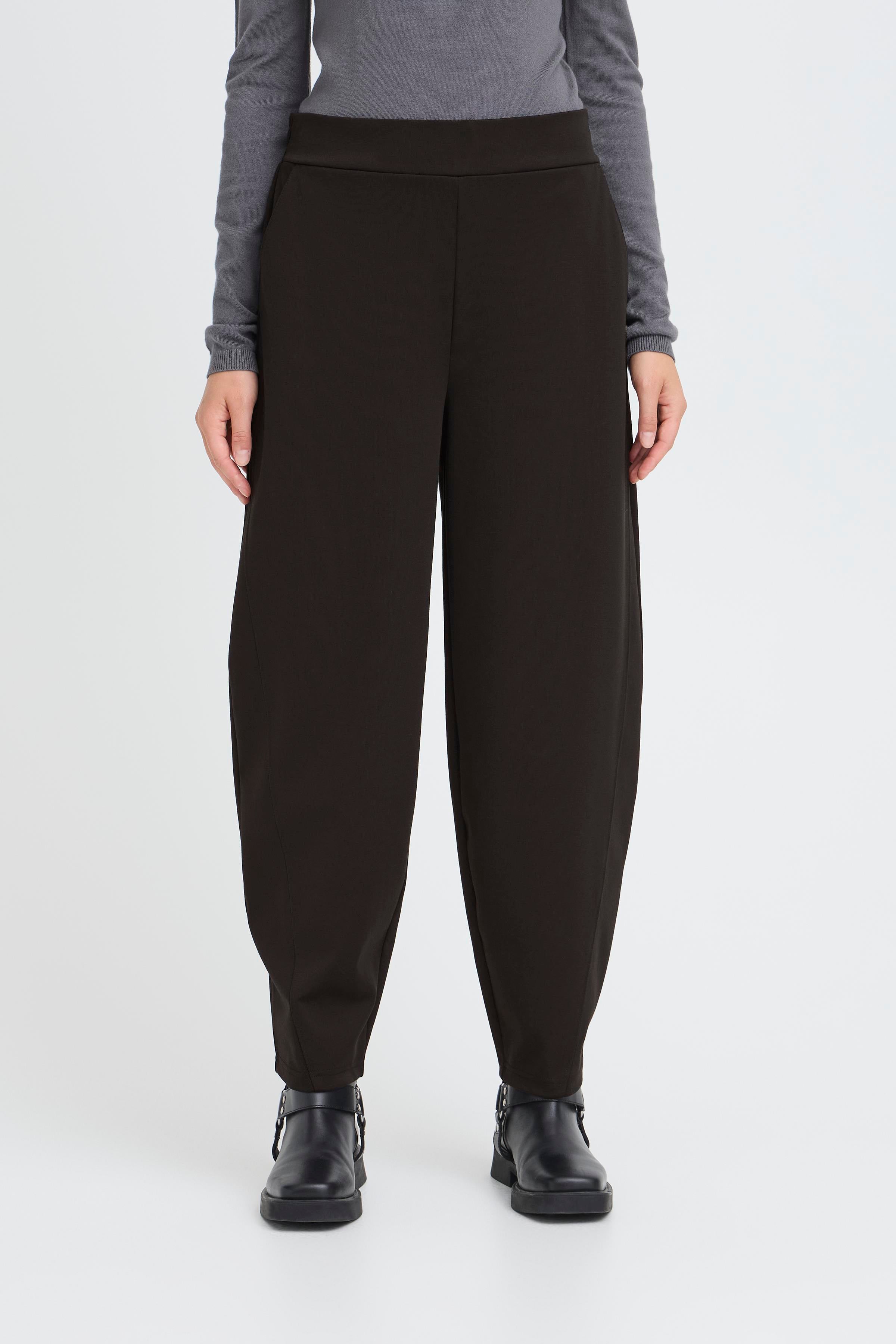 Kate Barrel Trouser in Black