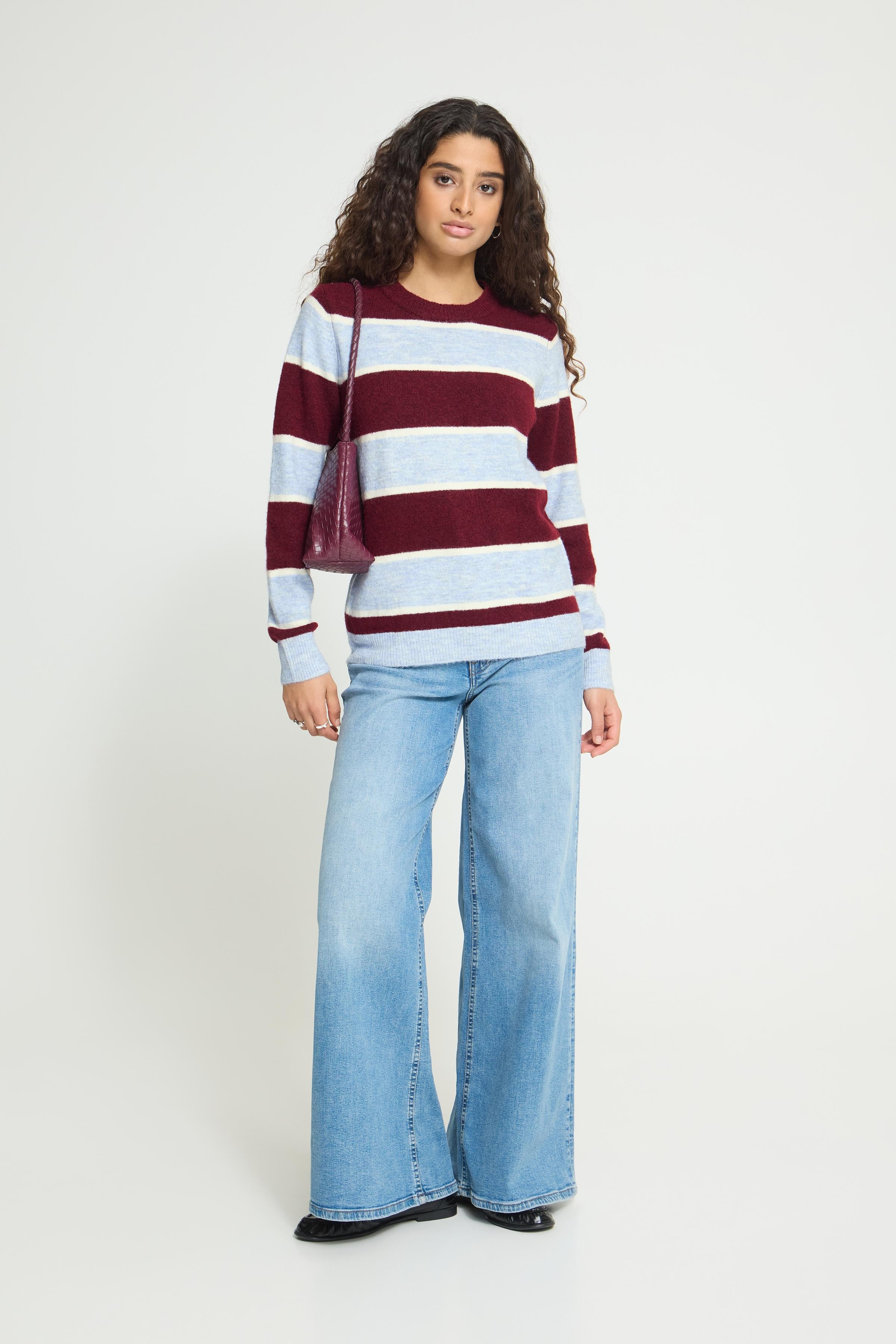Edeen Jumper in Rhododendron/Blue