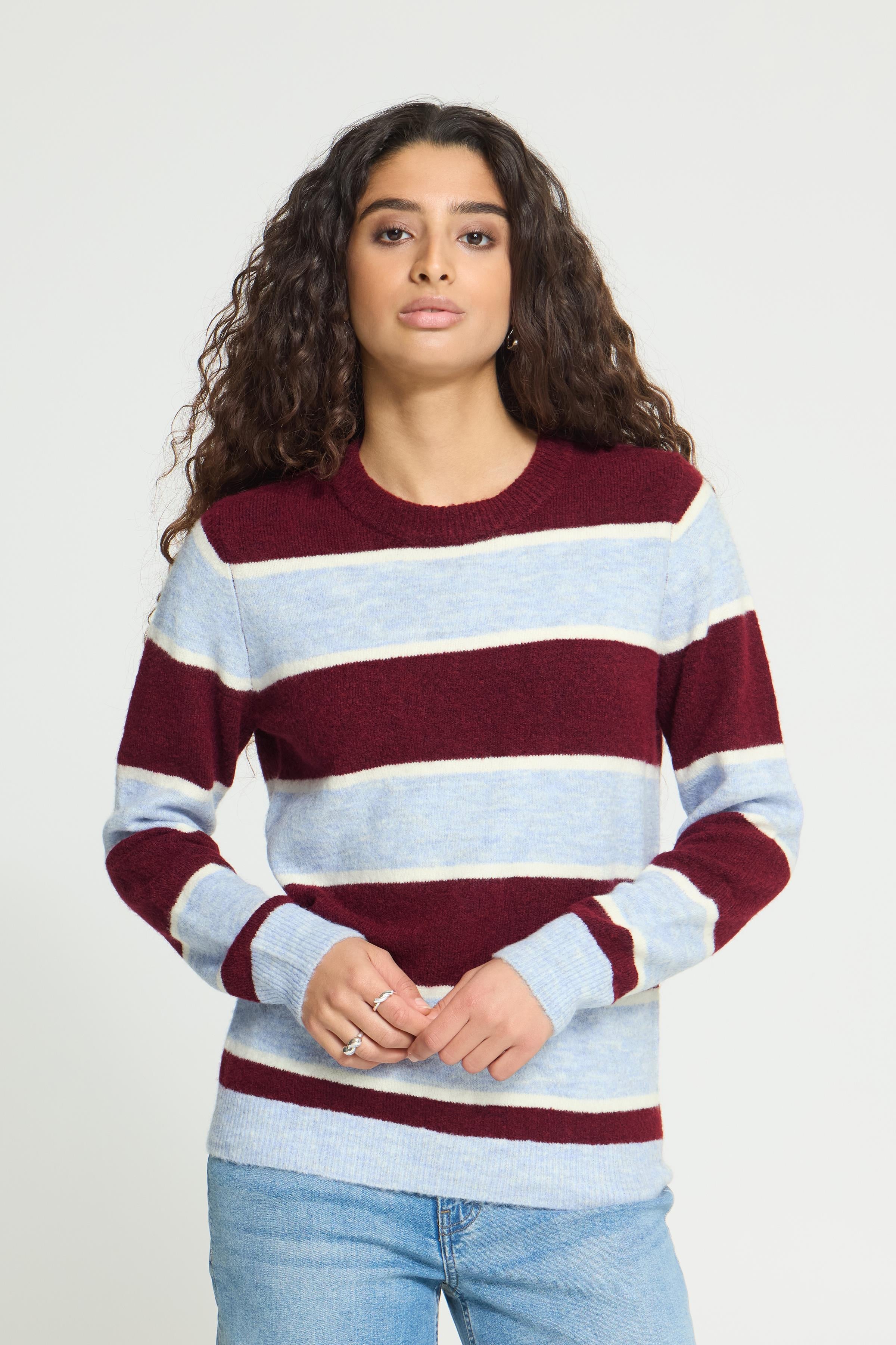 Edeen Jumper in Rhododendron/Blue