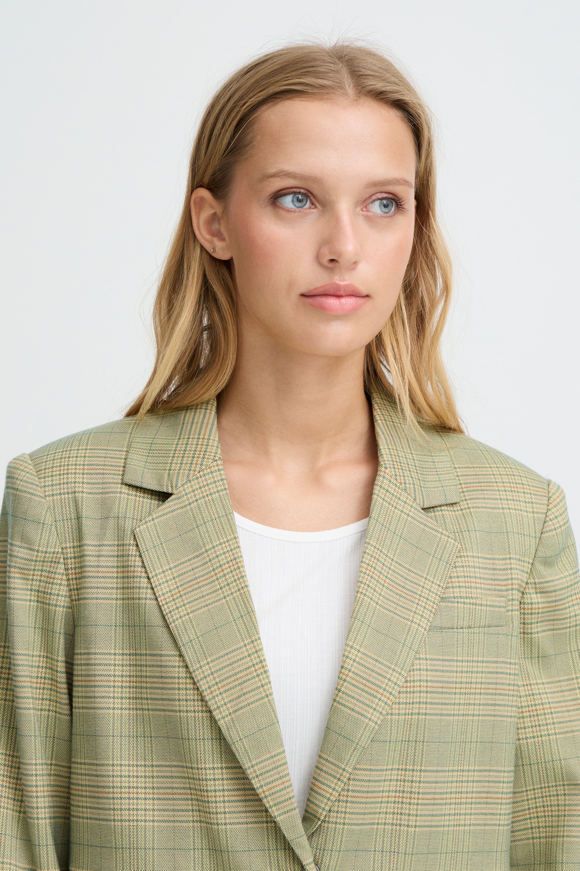 Joli Blazer in Green Check