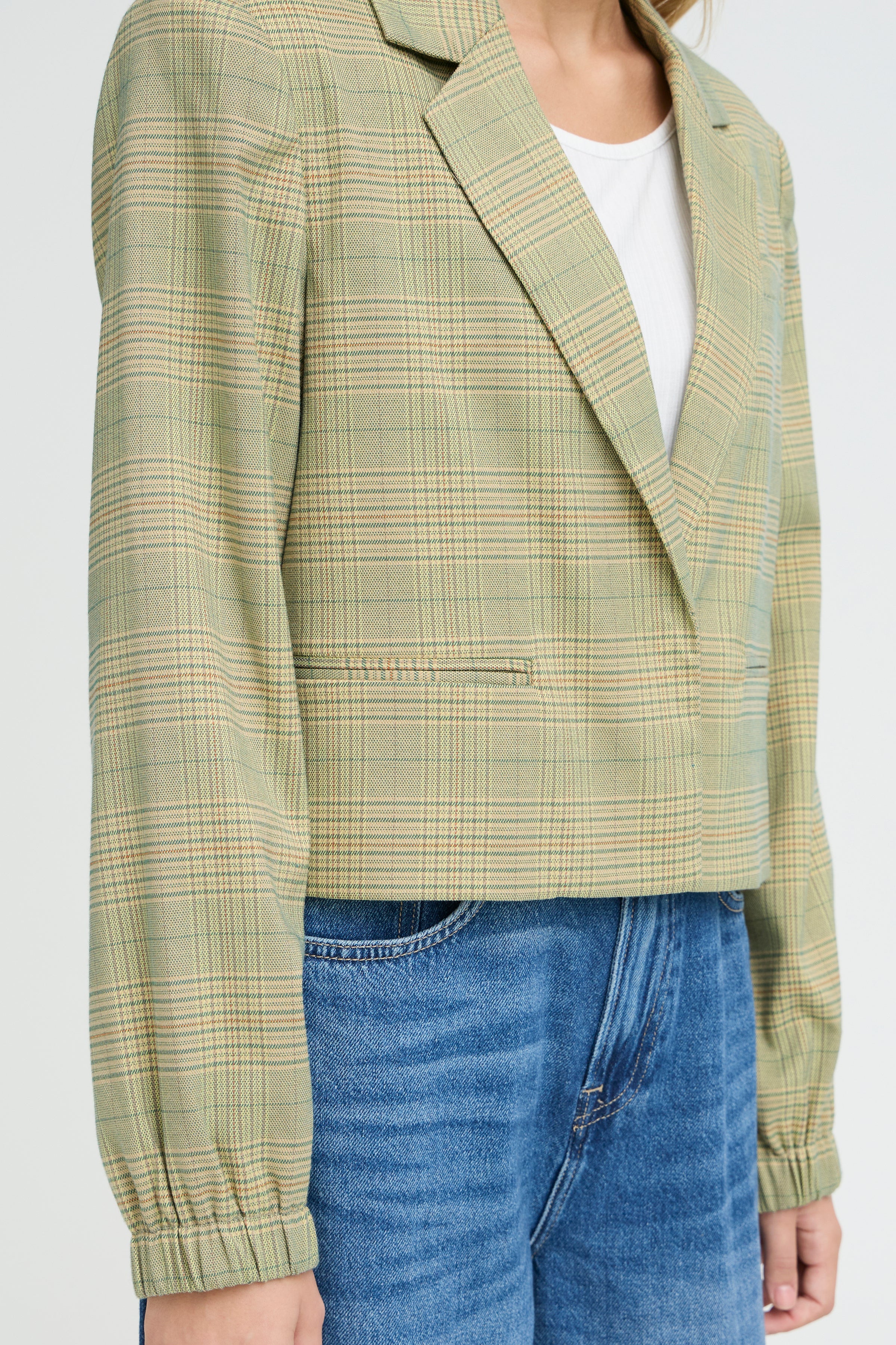 Joli Blazer in Green Check