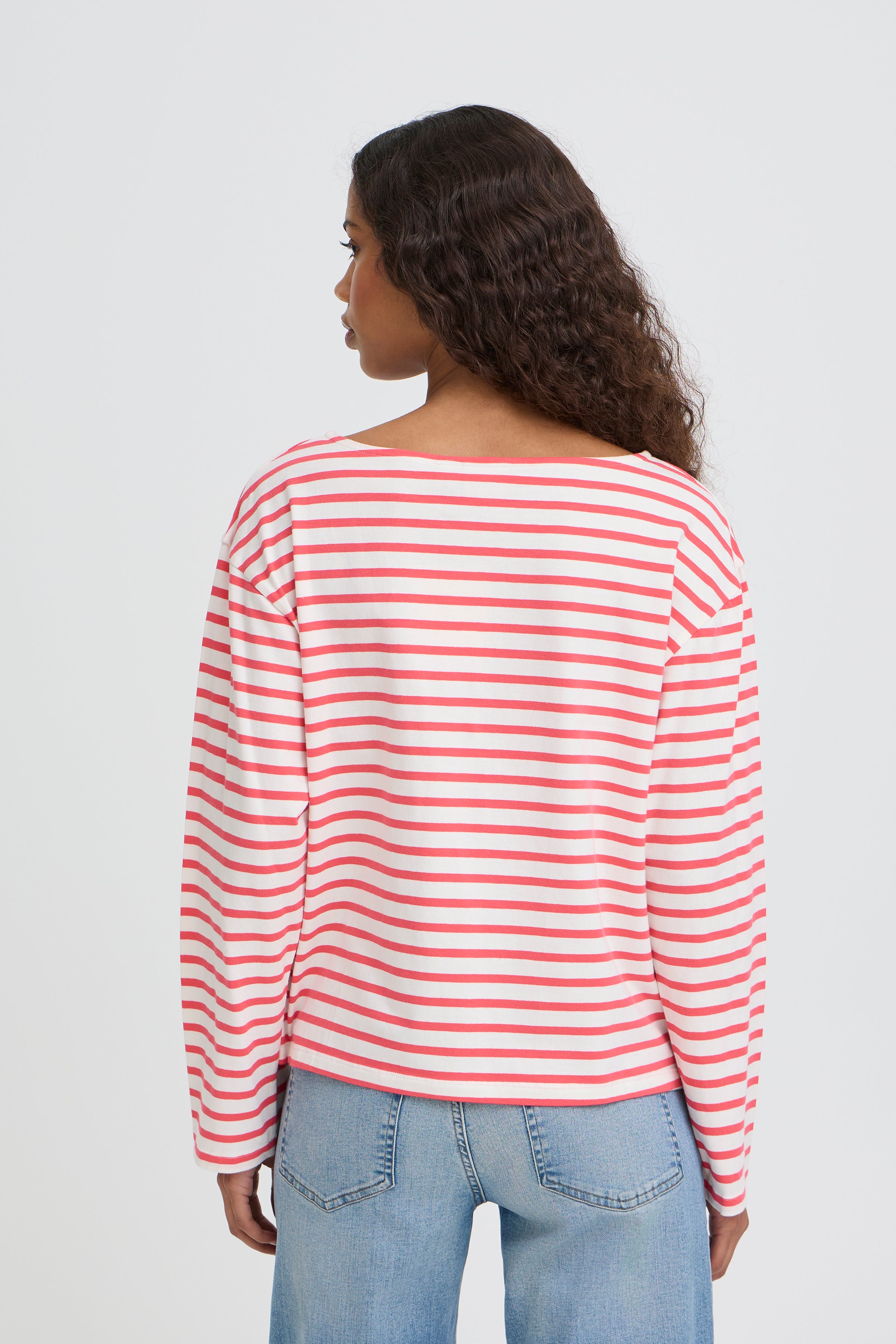 Mira Boatneck Top in Teaberry