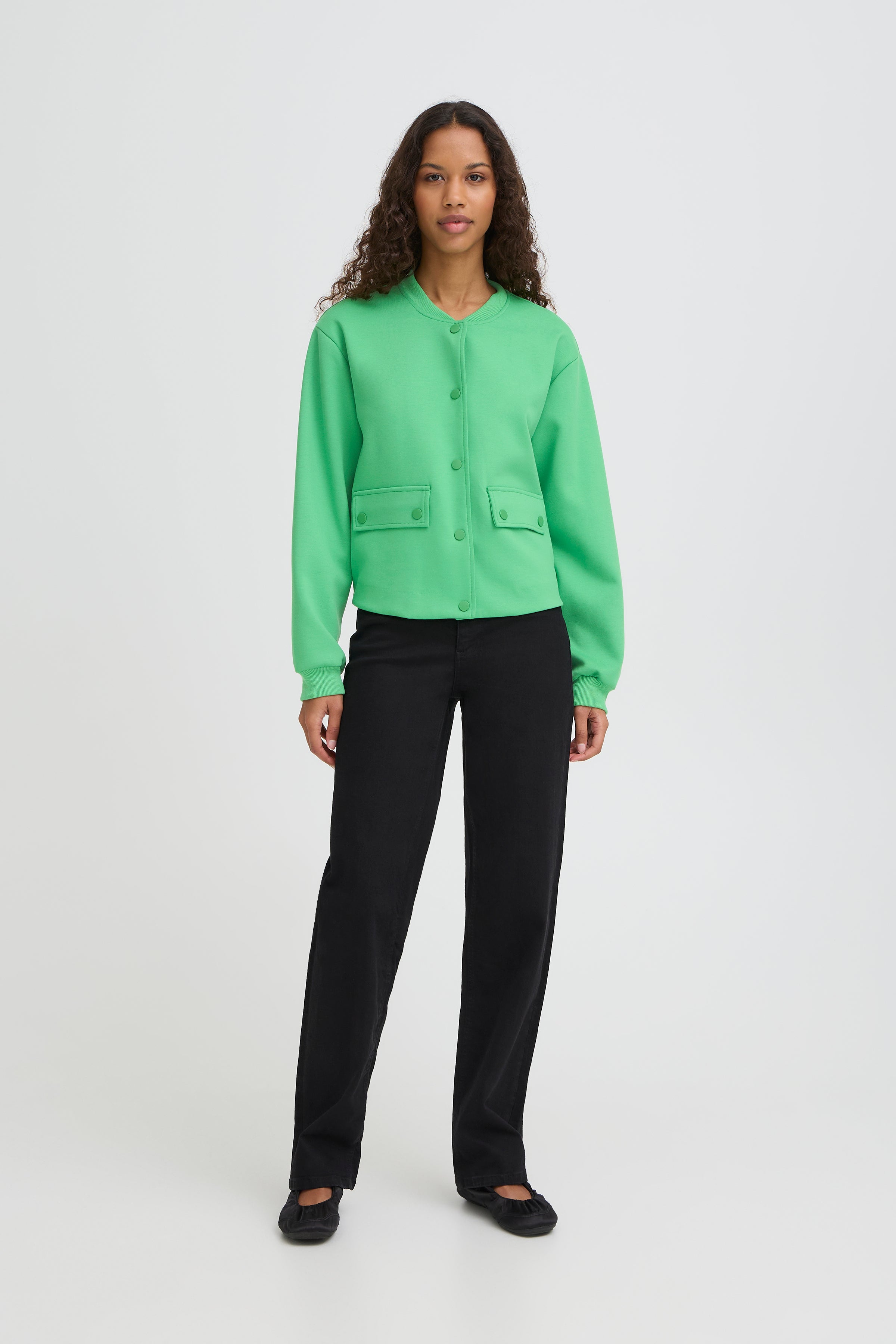 Kate Neo Jacket in Kelly Green