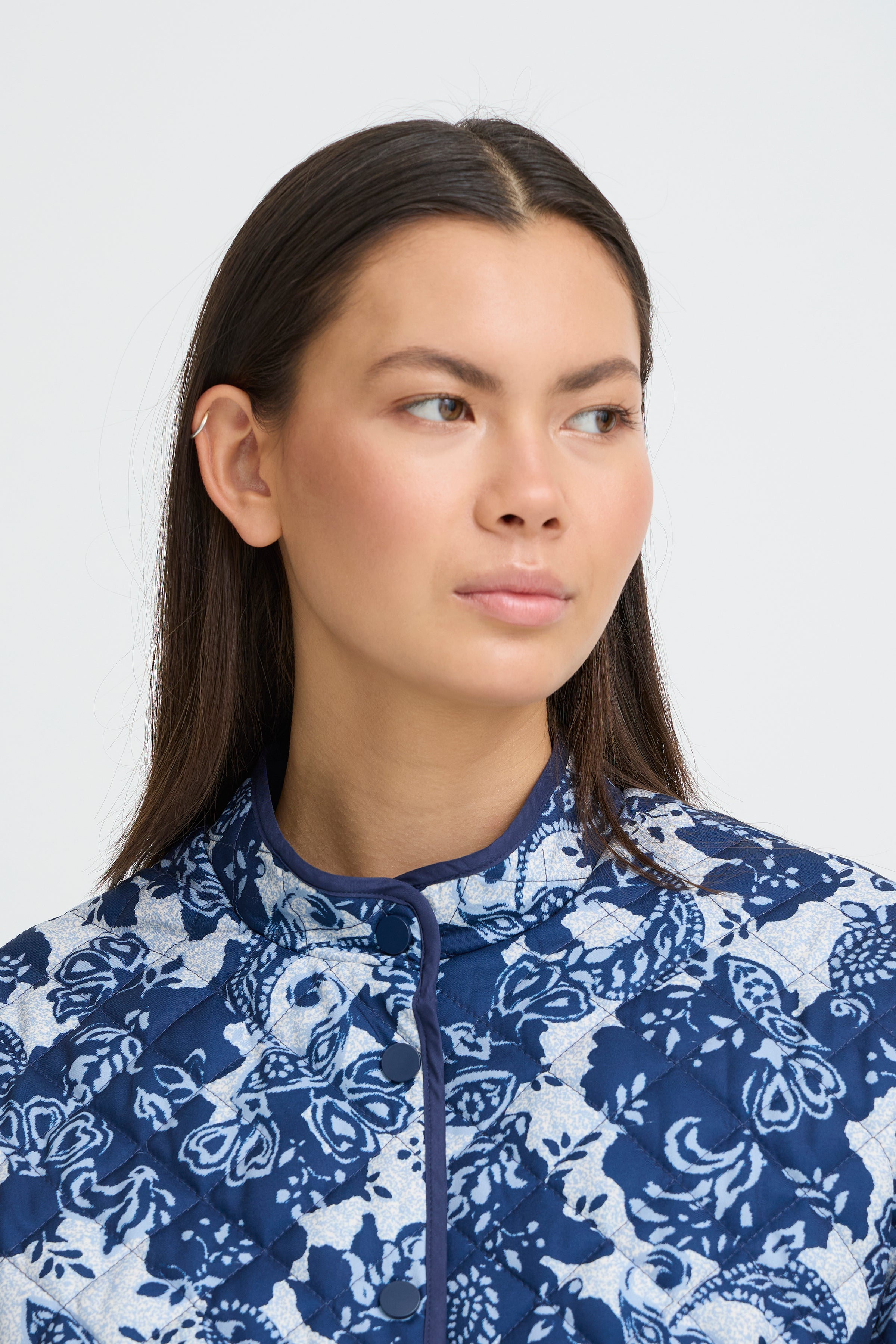 Livanta Jacket in Blue Print