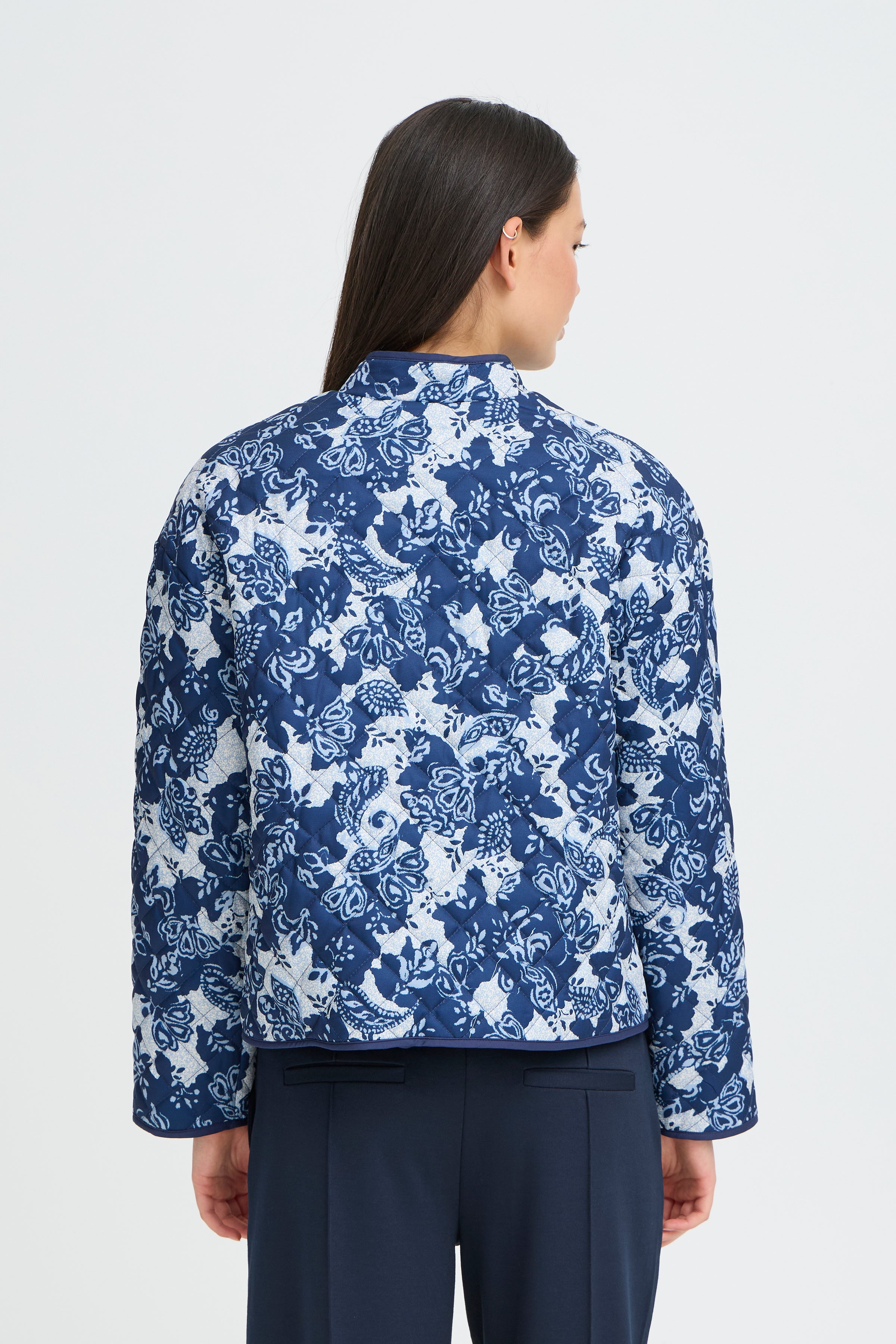 Livanta Jacket in Blue Print