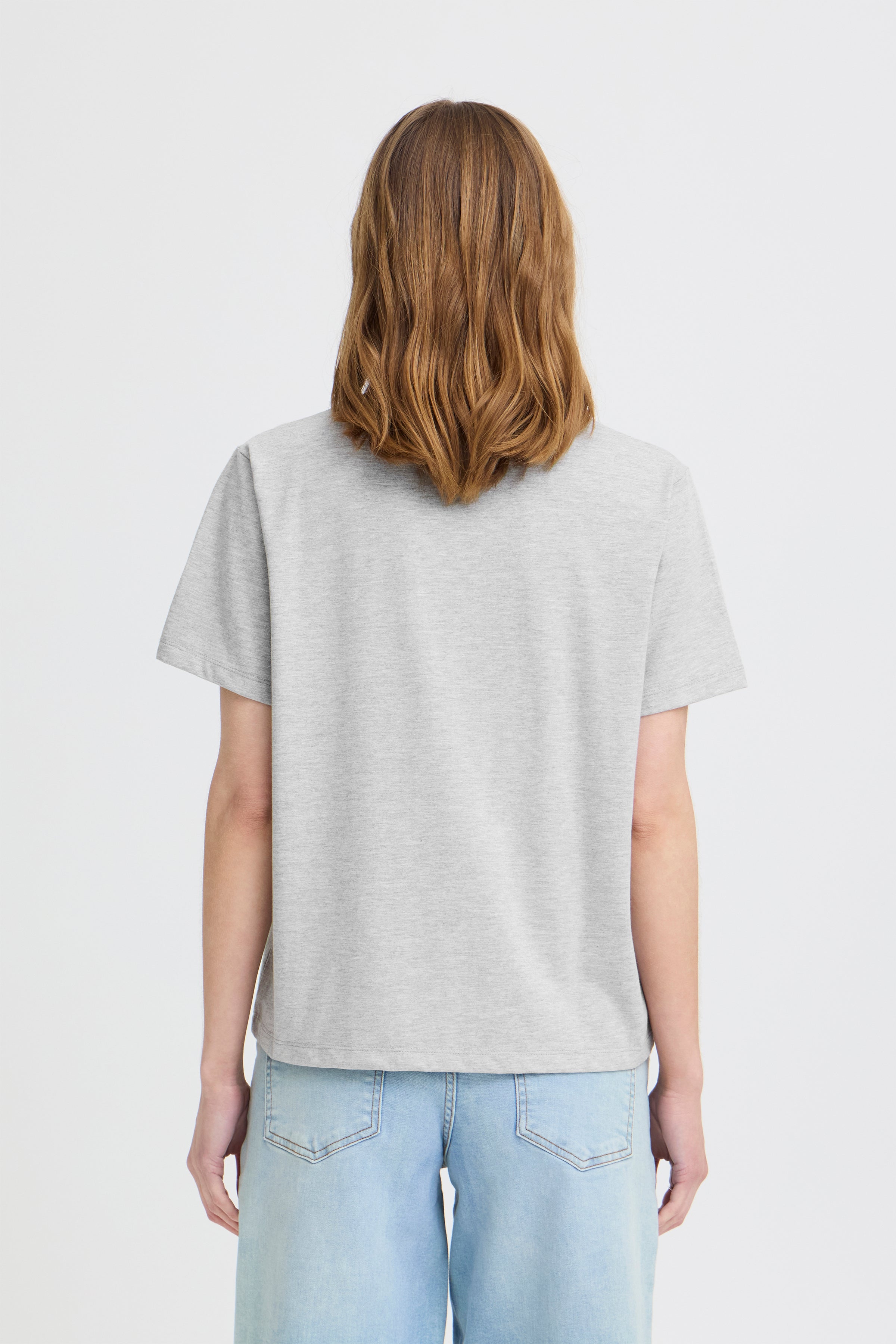 Nynna Short Sleeve in Alloy Melange