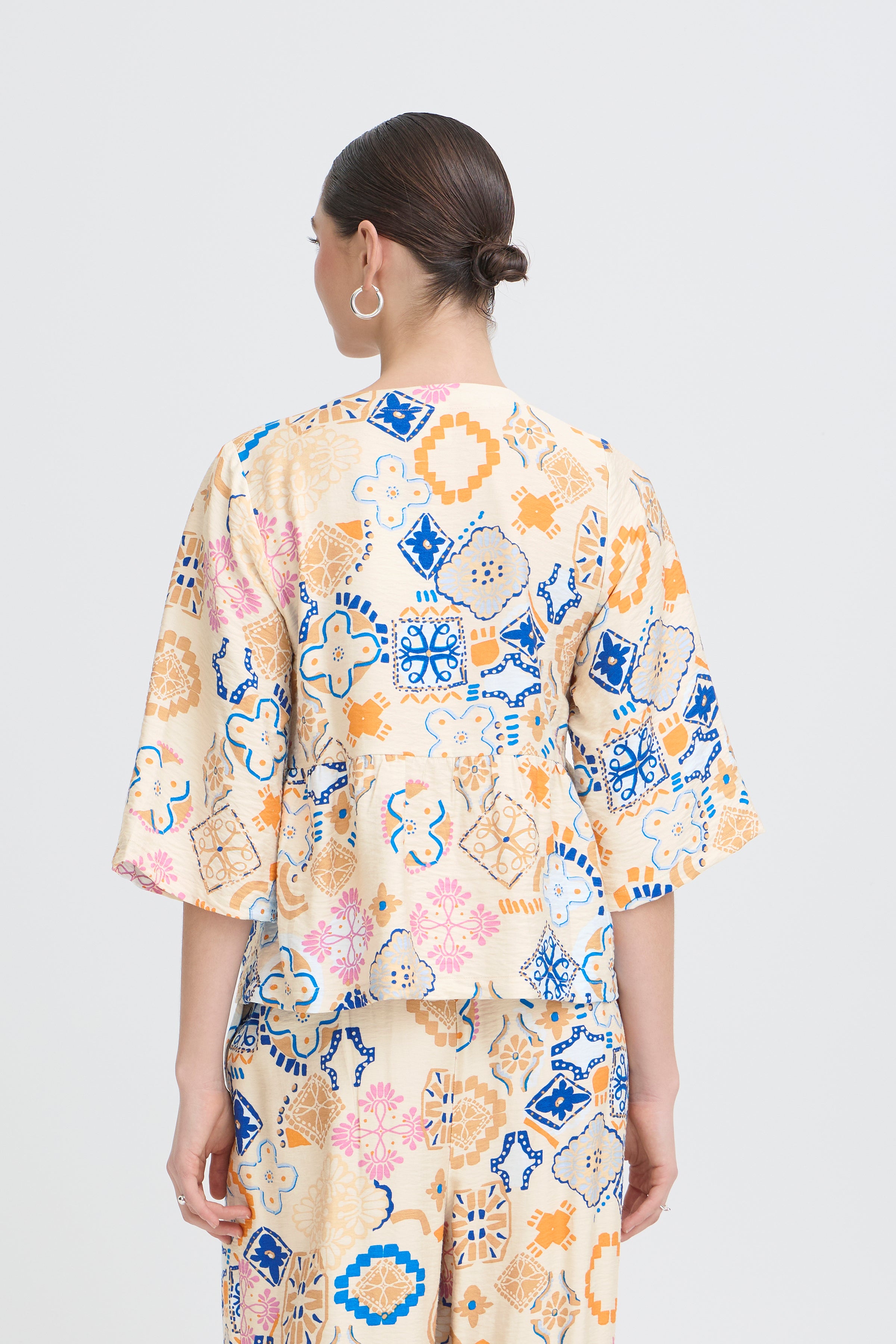 Lancie Shirt in Graphic Tile