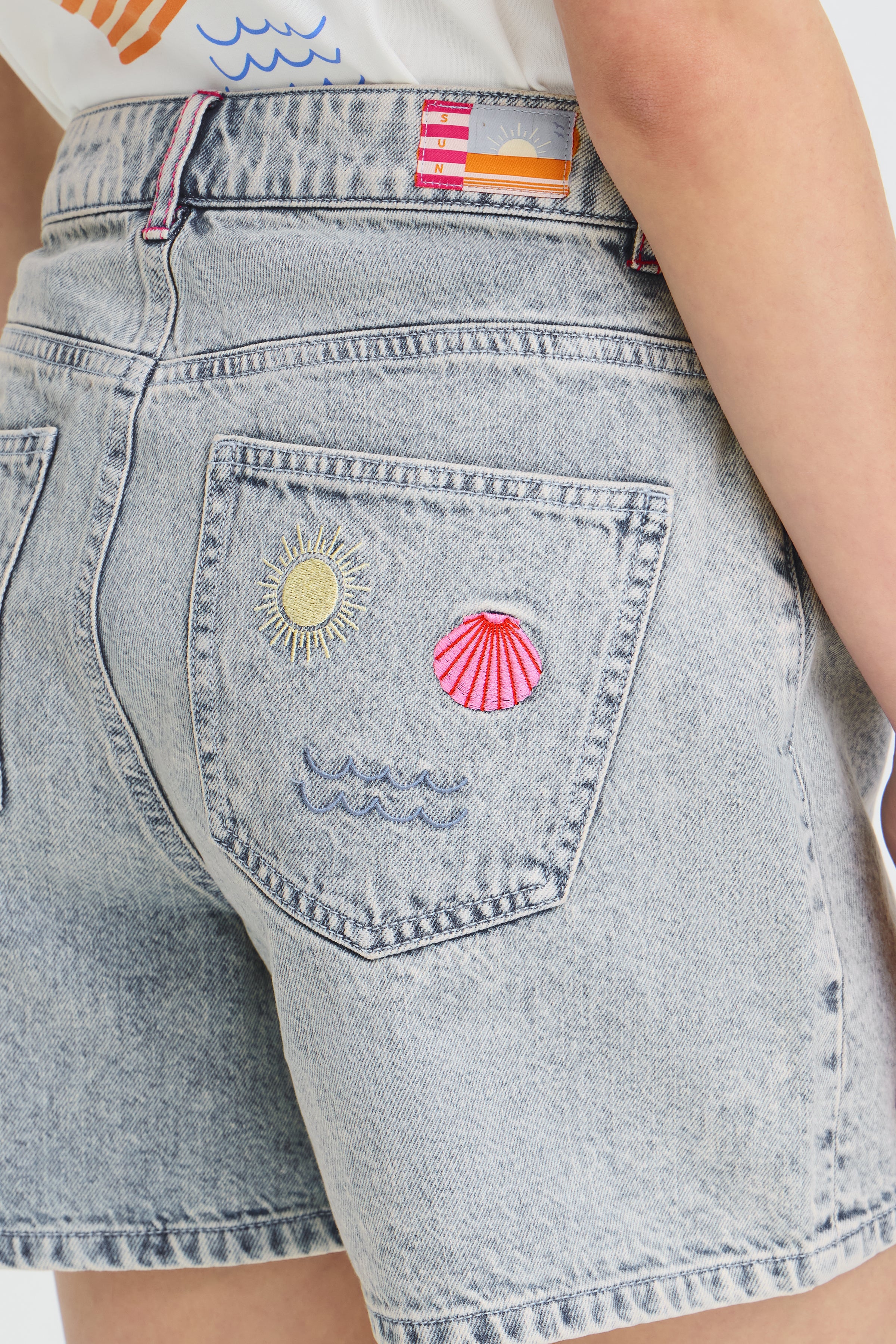 Laveny Shorts in Light Blue