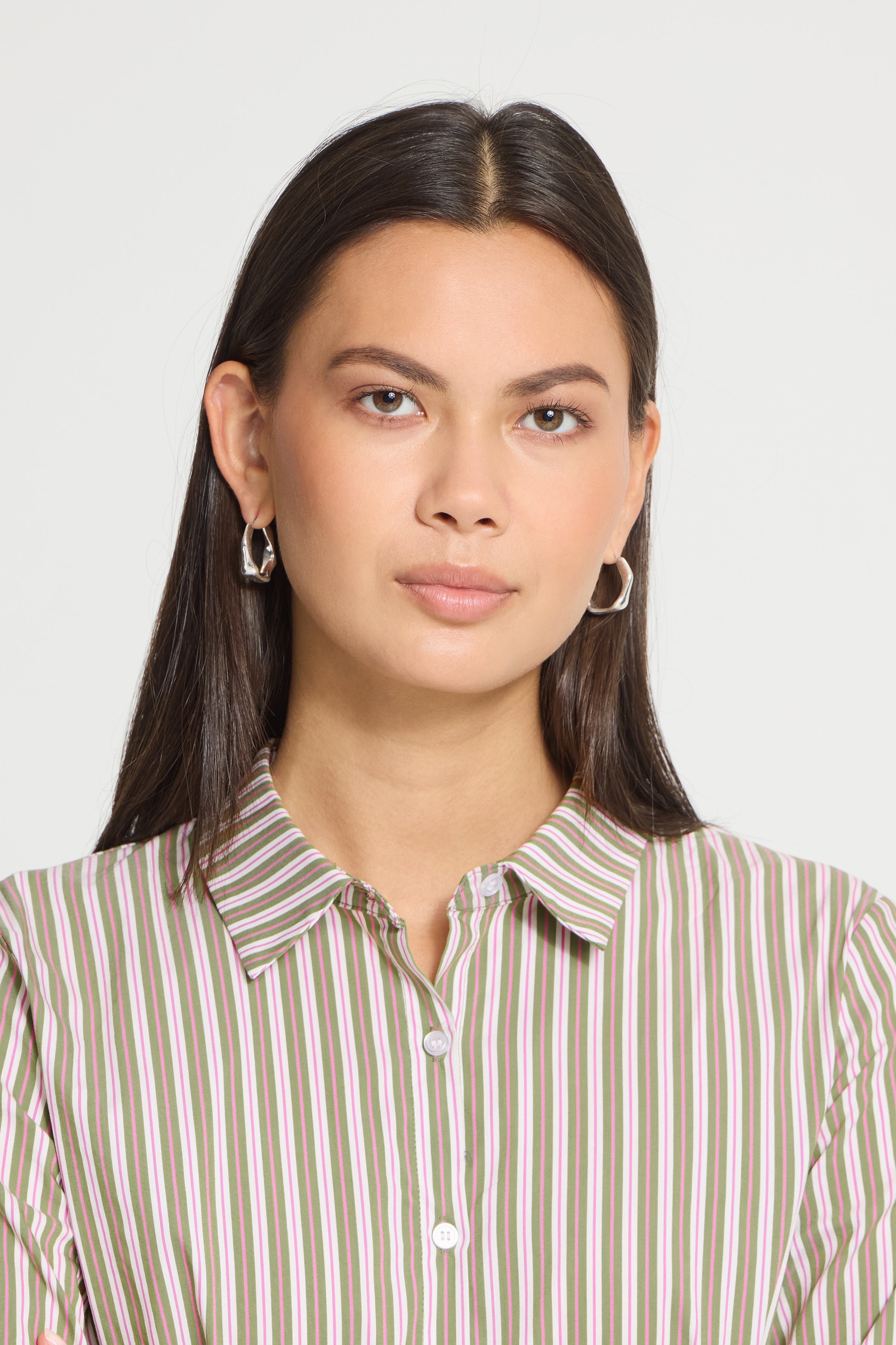 Dima Stripe Shirt in Calla Striped