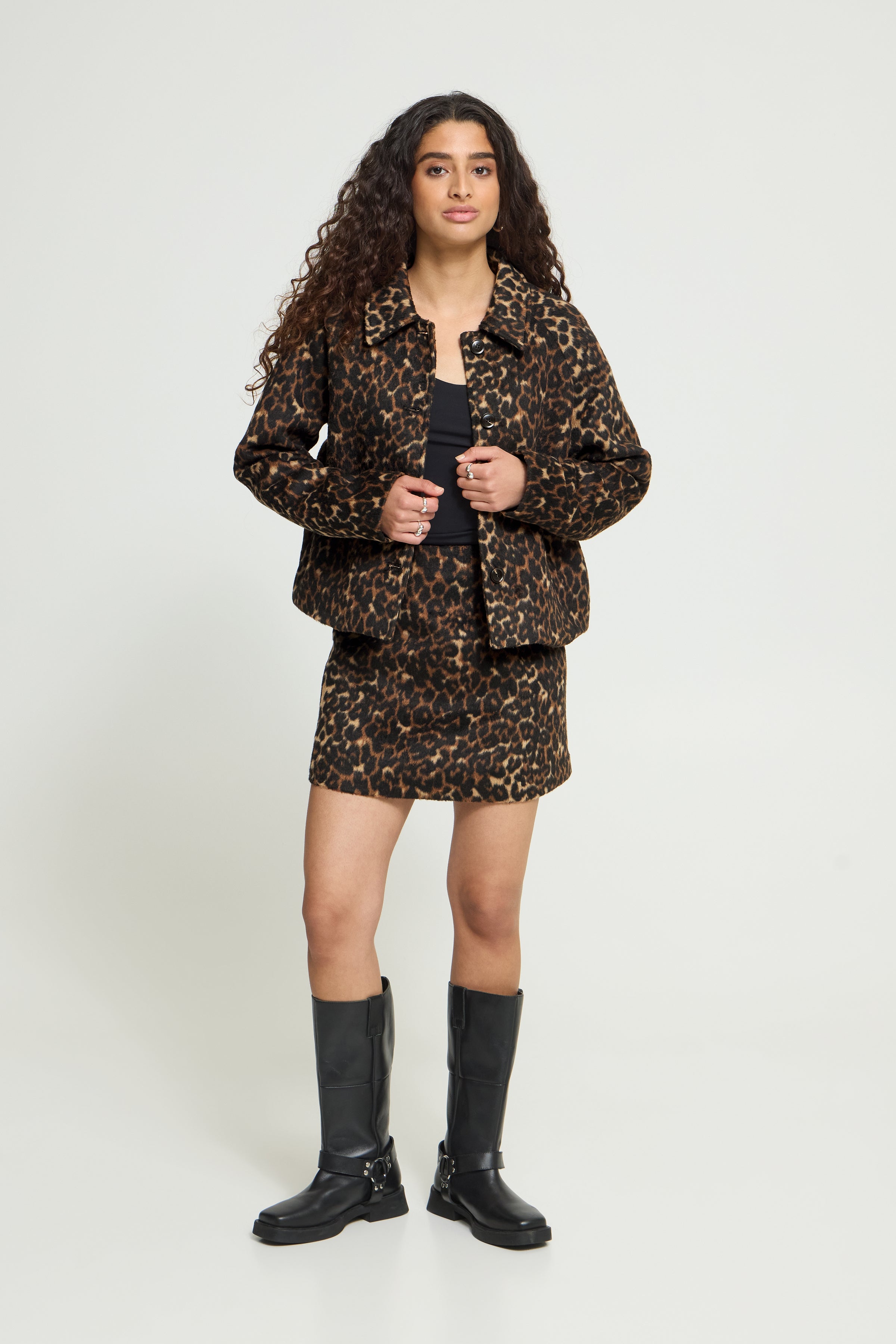 Woola Jacket in Graphic Animal