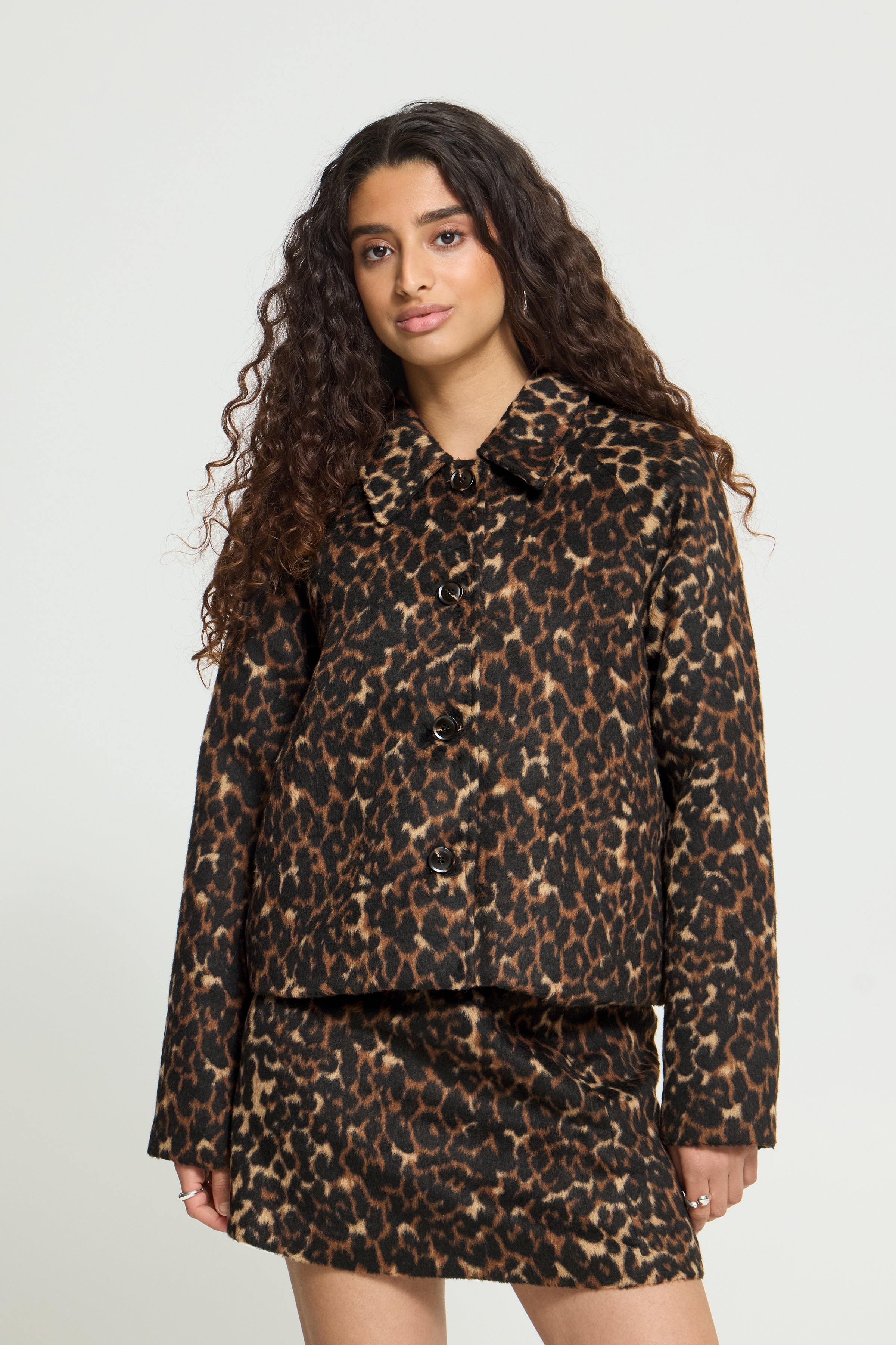 Woola Jacket in Graphic Animal
