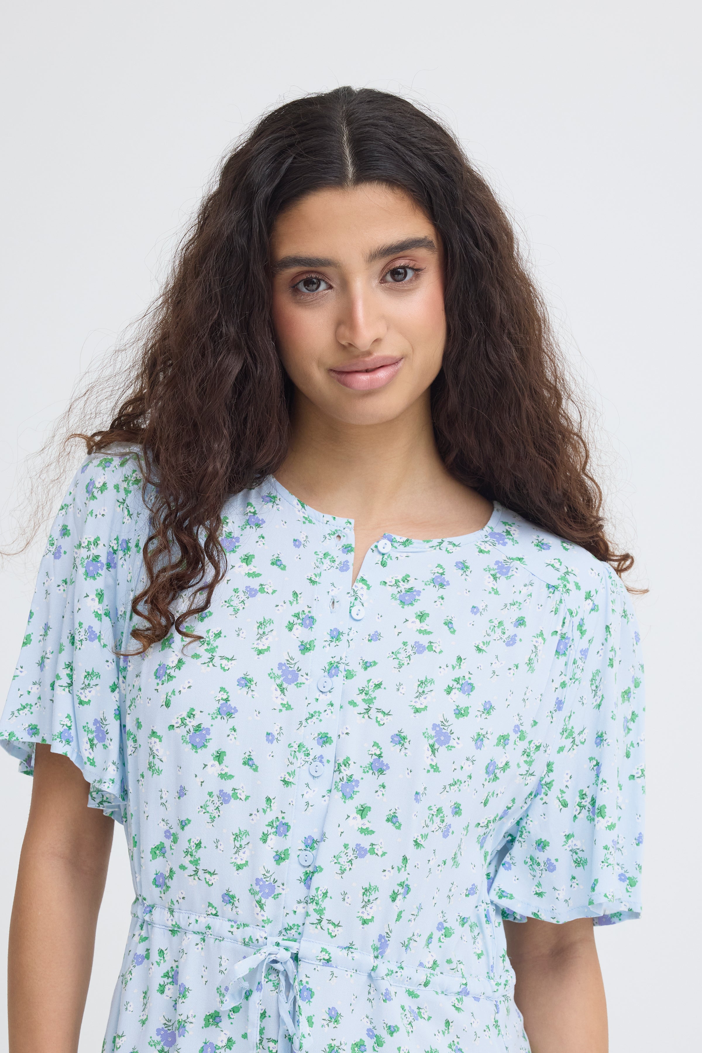 Vera Dress in Floaty Blue