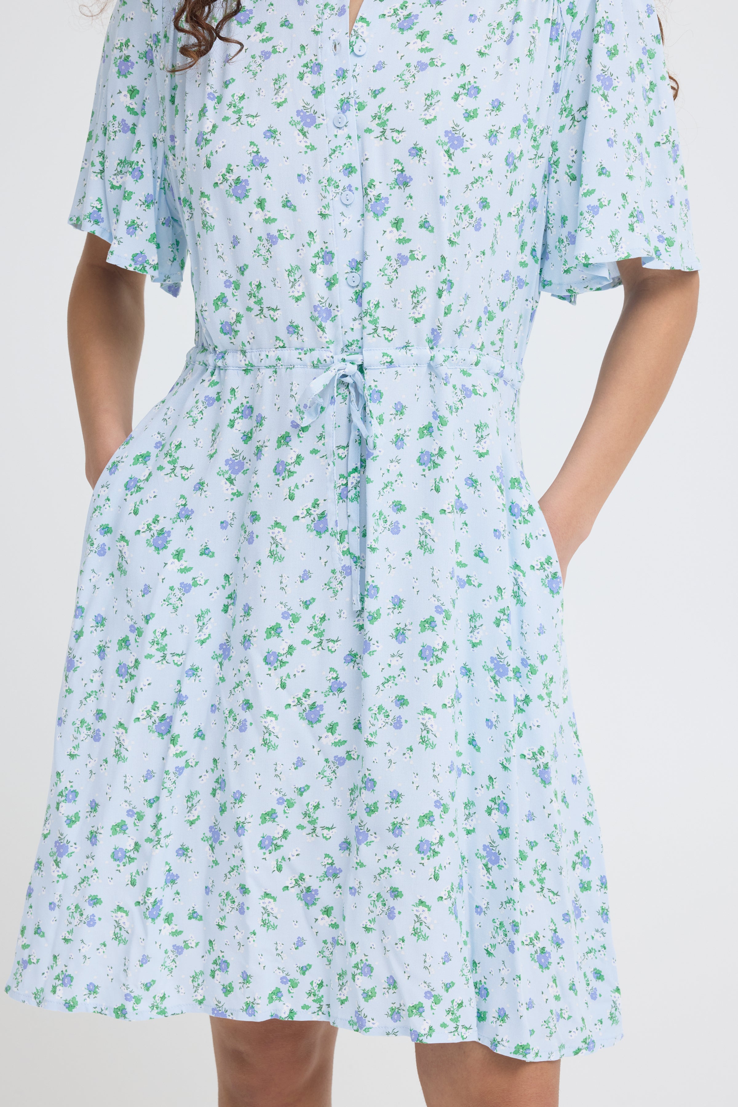 Vera Dress in Floaty Blue