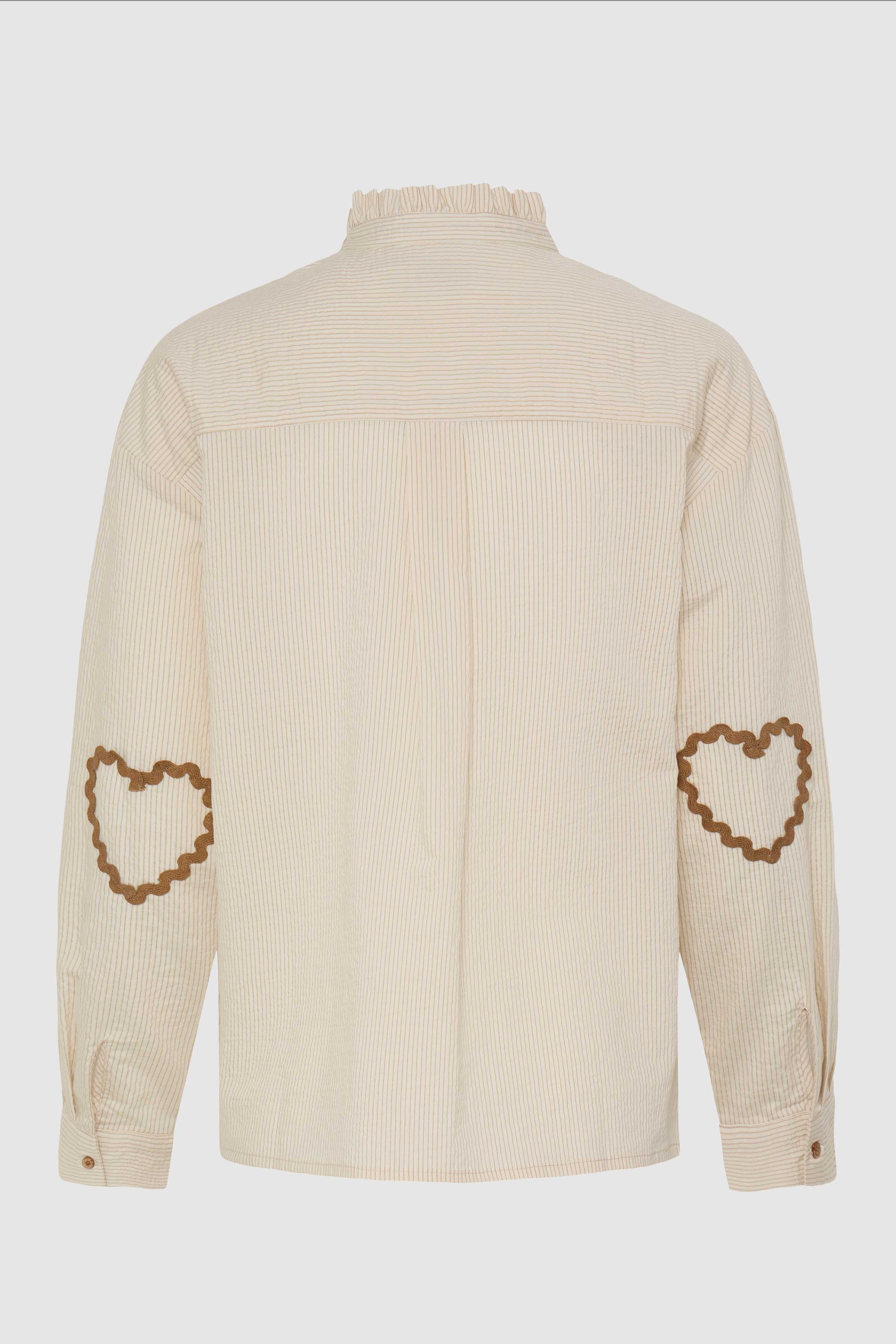 Luanna Shirt in Birch/Toasted Coconut Stripe