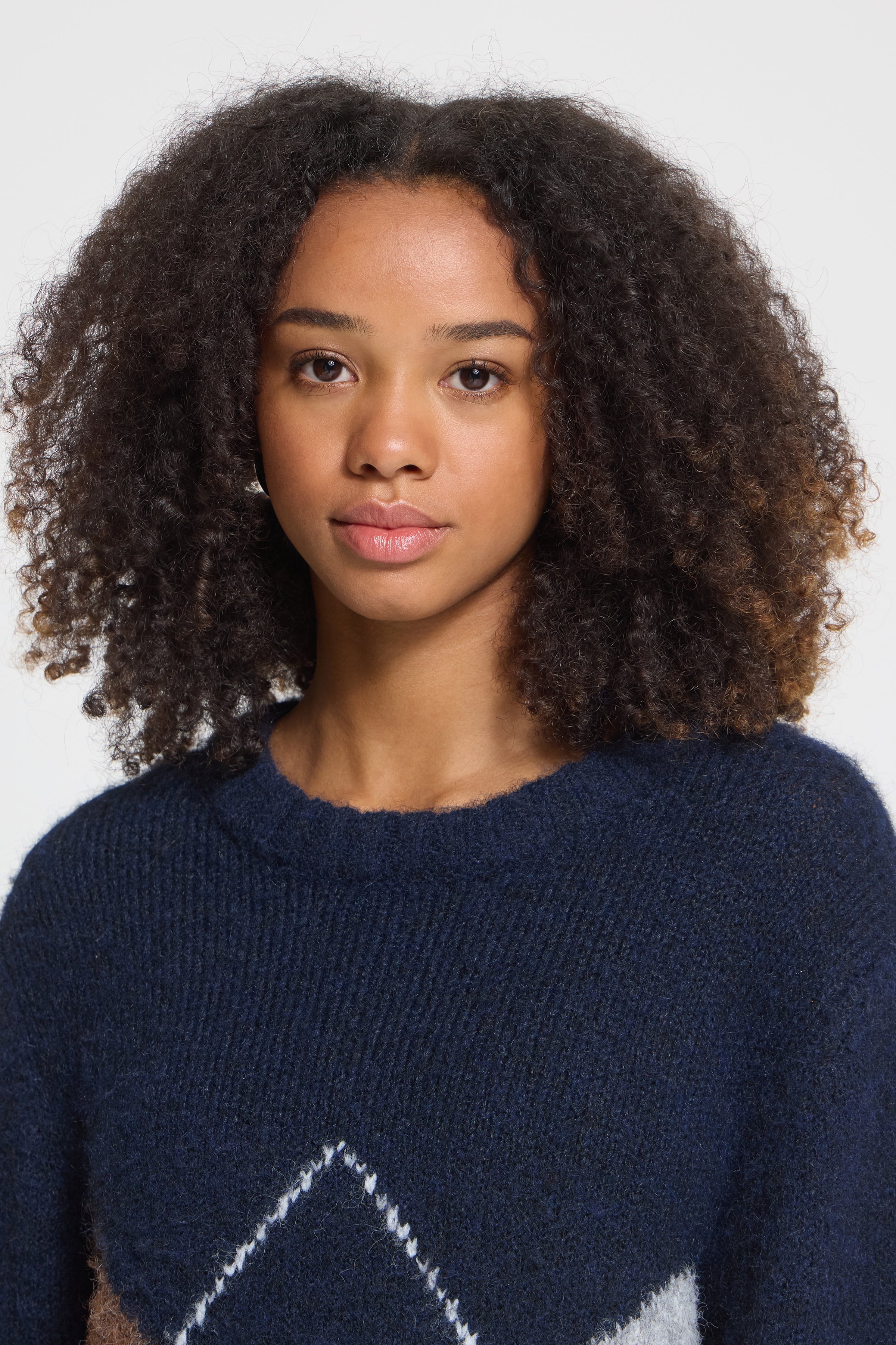 Bayana Pullover in Total Eclipse Harlekin