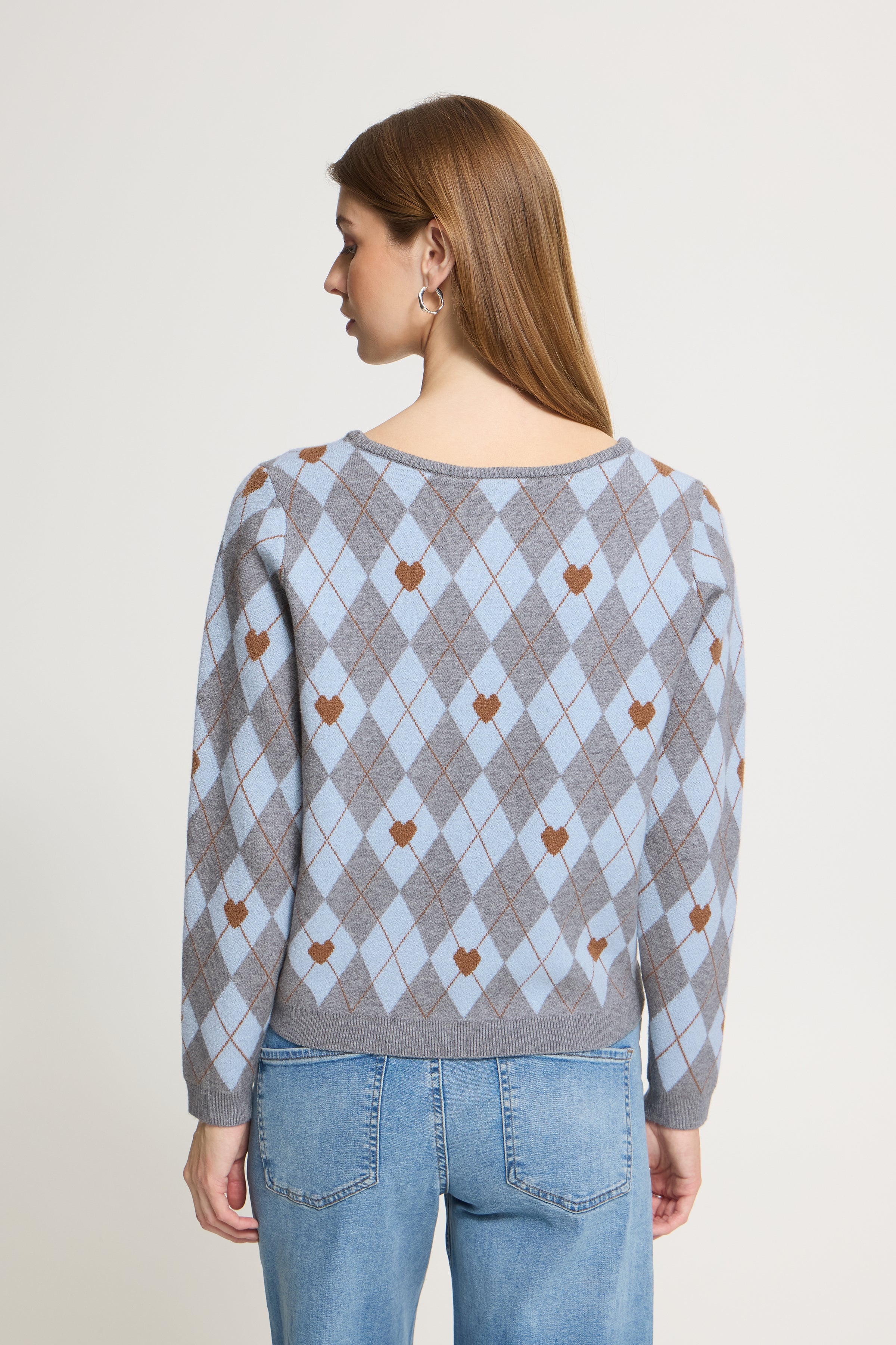 Brielle Knit in Grey Melange Harlekin