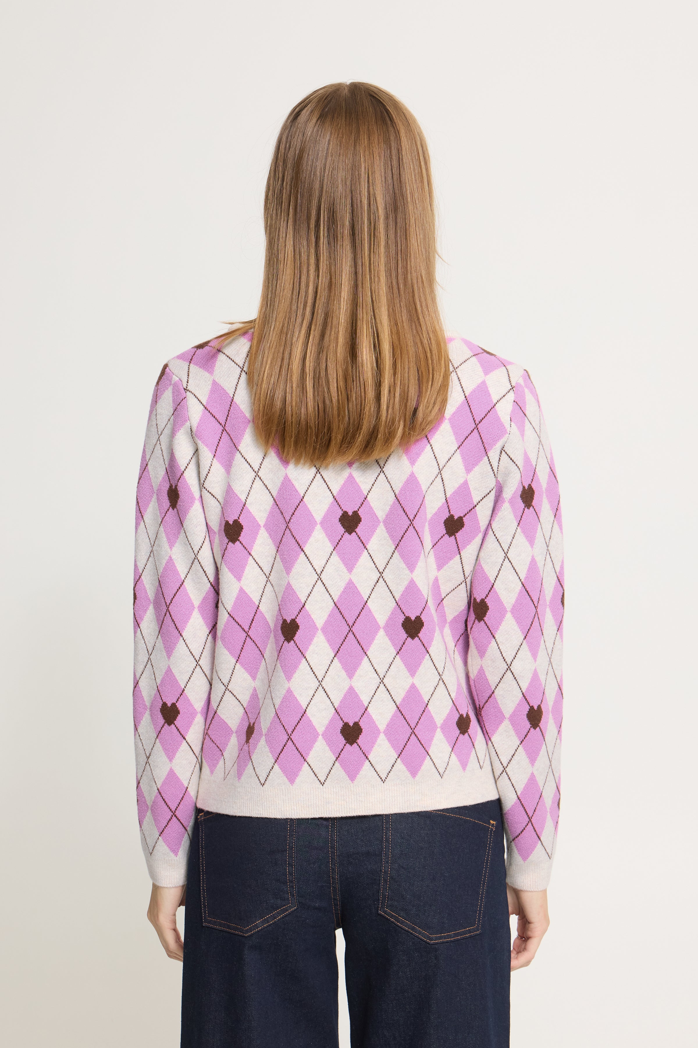Brielle Knit in Oatmeal Melange Harlekin