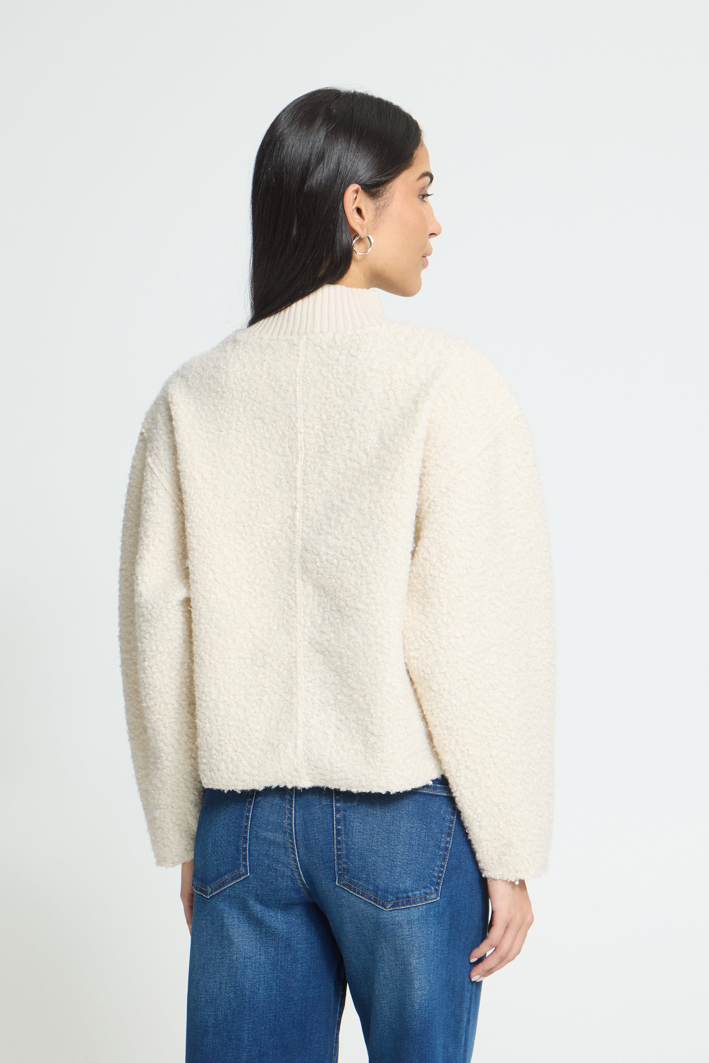 Curley Long Sleeve Knit in Birch