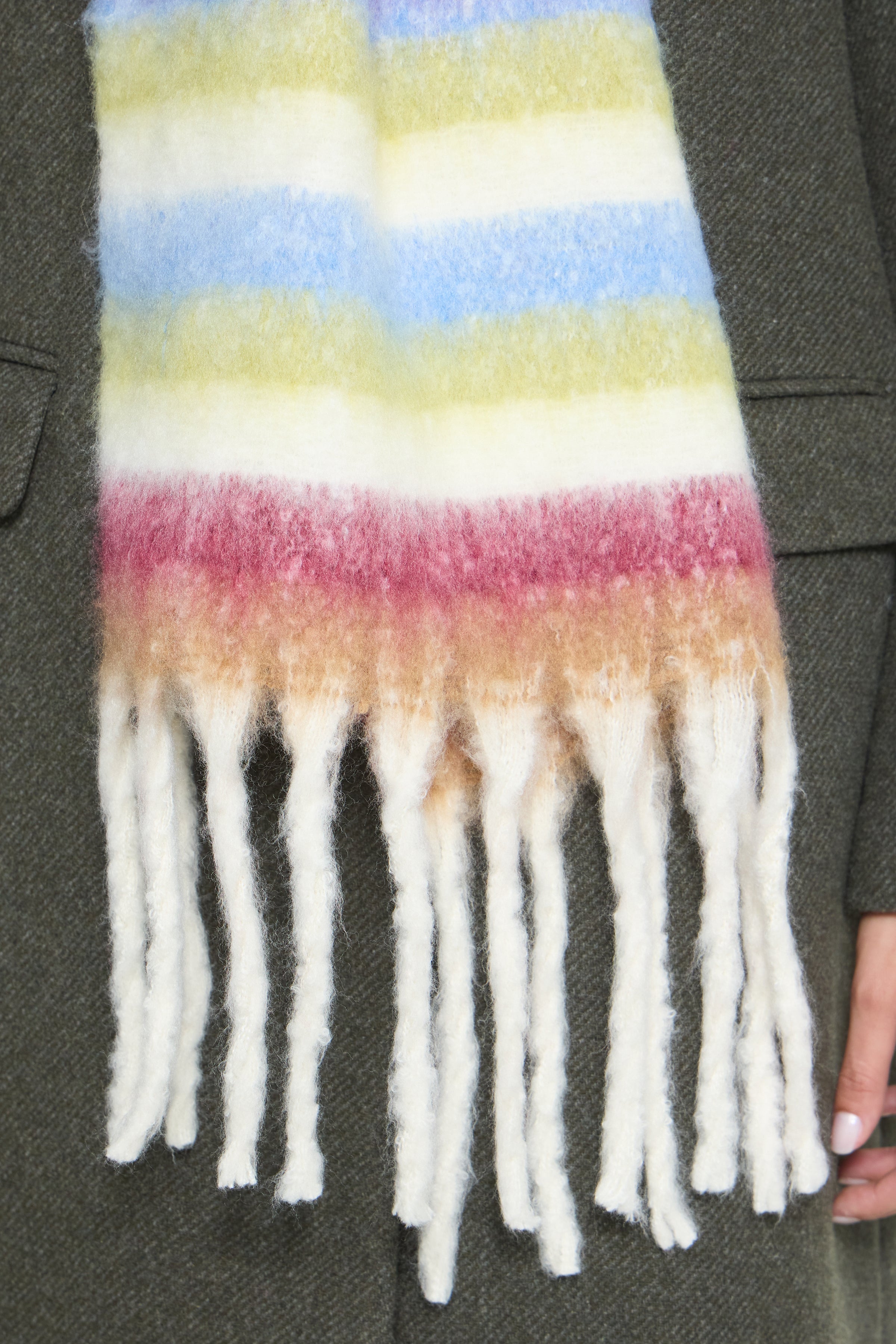 Leonora Scarf in Blue Bonnet