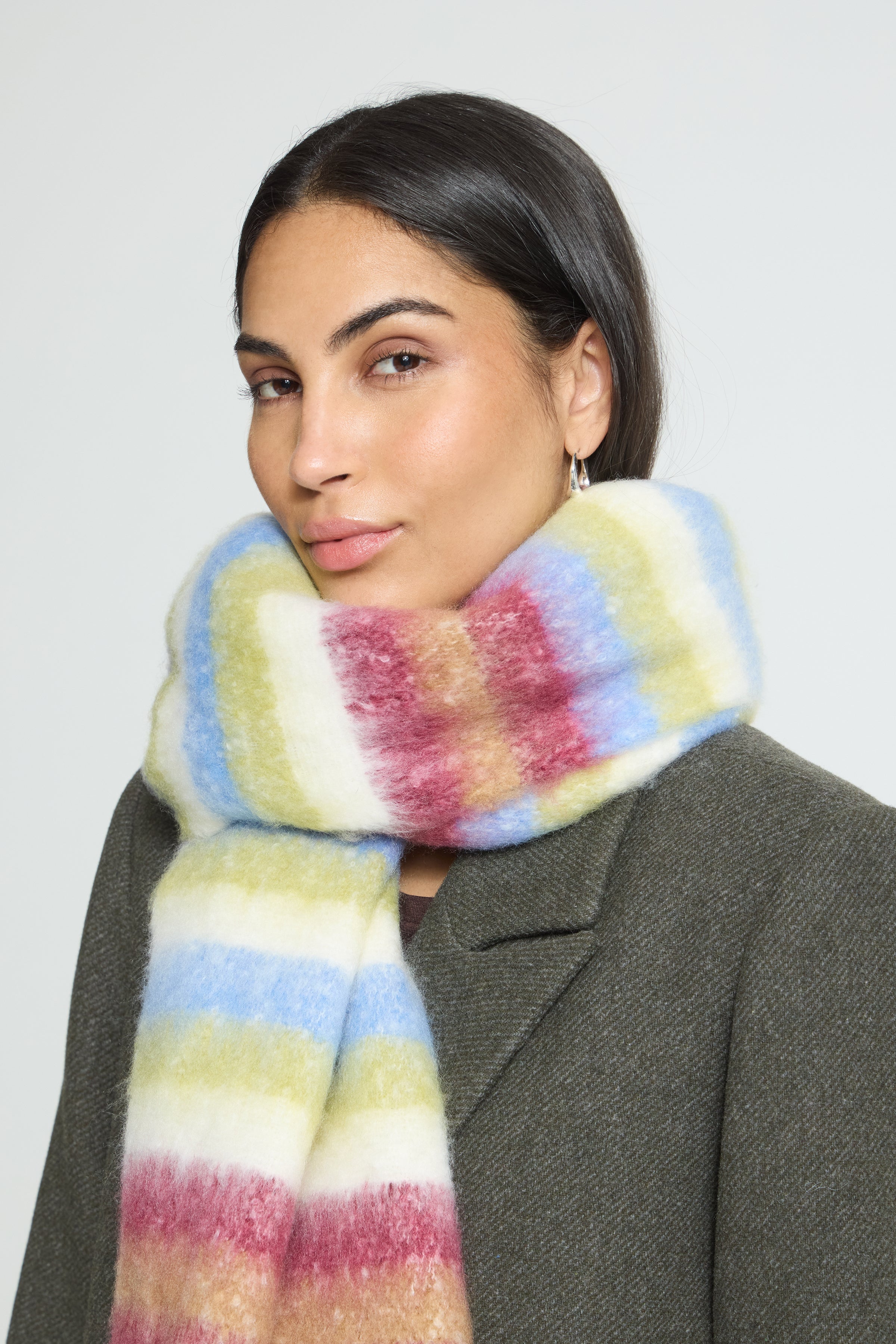 Leonora Scarf in Blue Bonnet