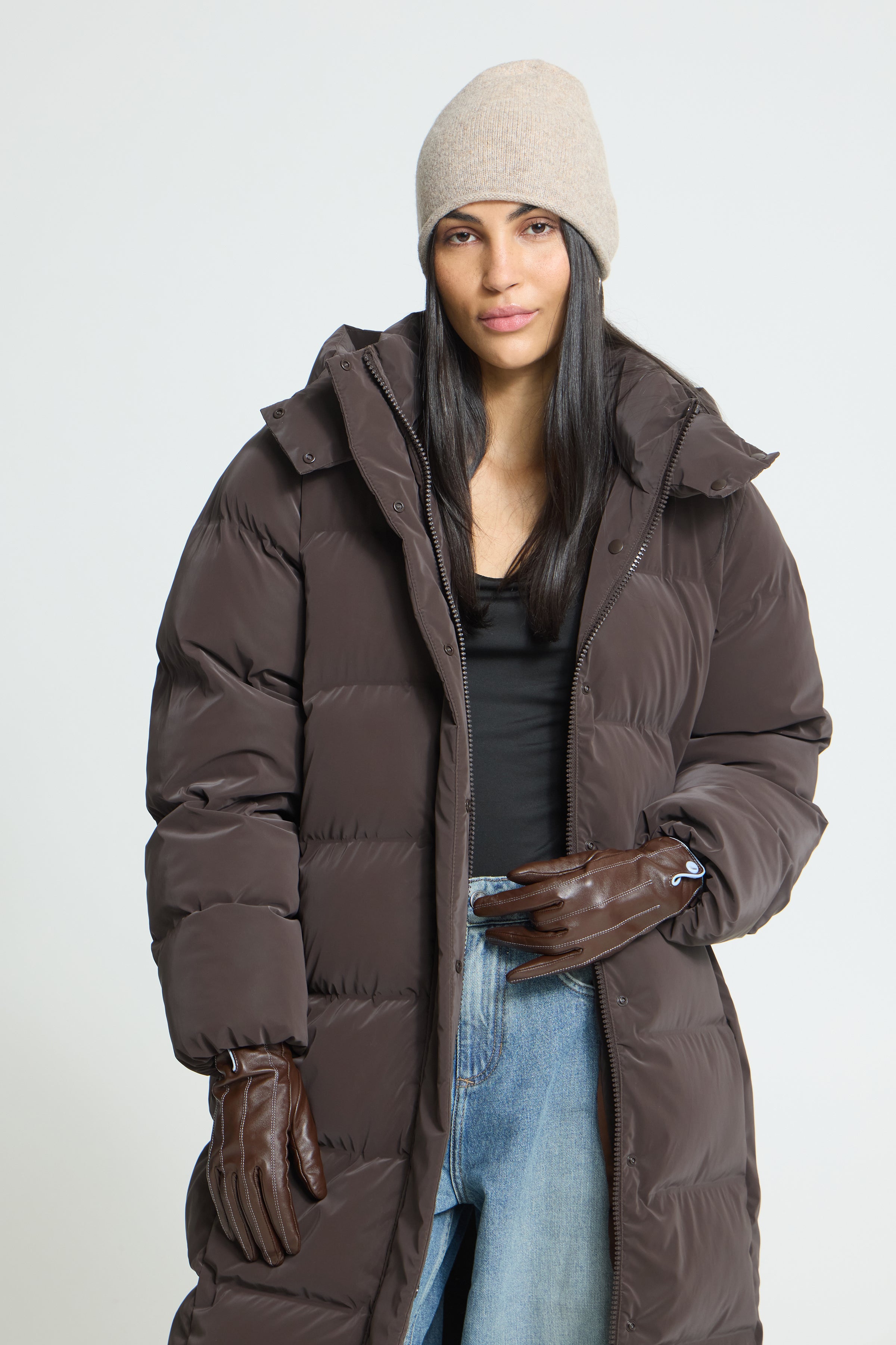 Mascha Gloves in Chicory Coffee