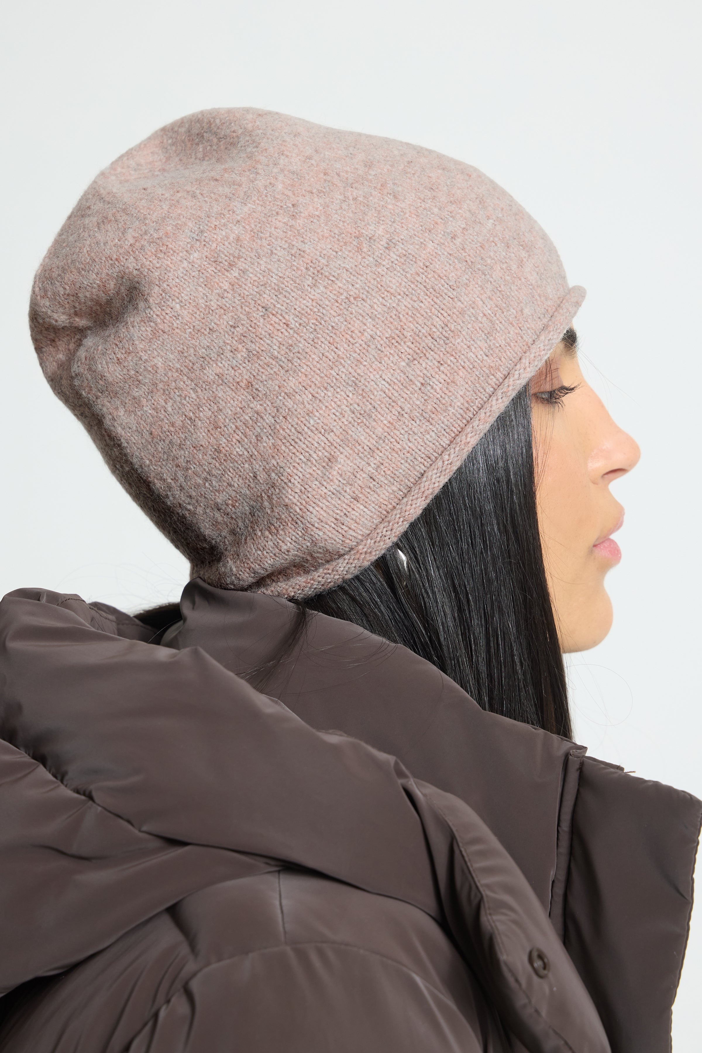 Gry Hood in Oatmeal Melange