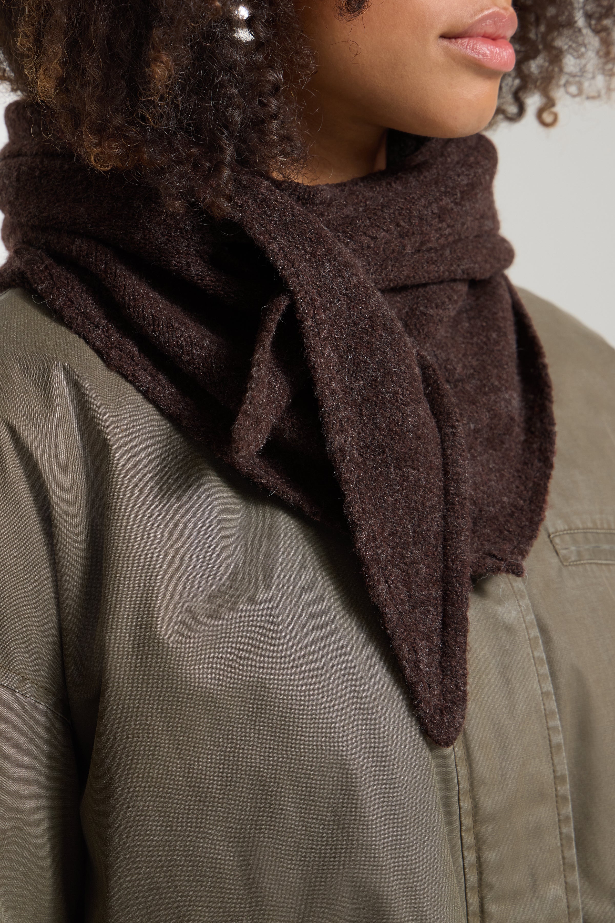 Gry Scarf in Chicory Coffee
