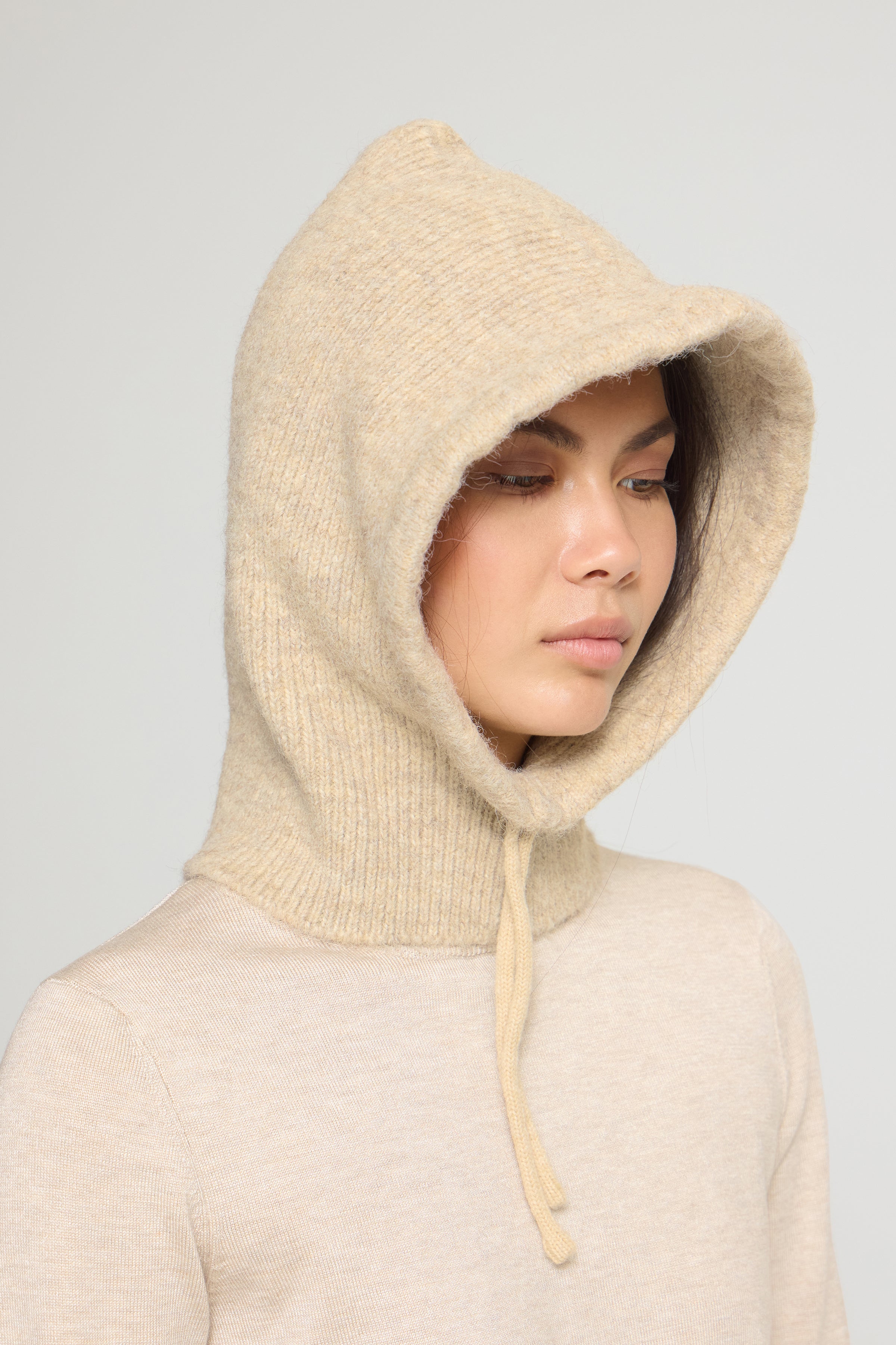 Gunilla Hood in Oatmeal Melange