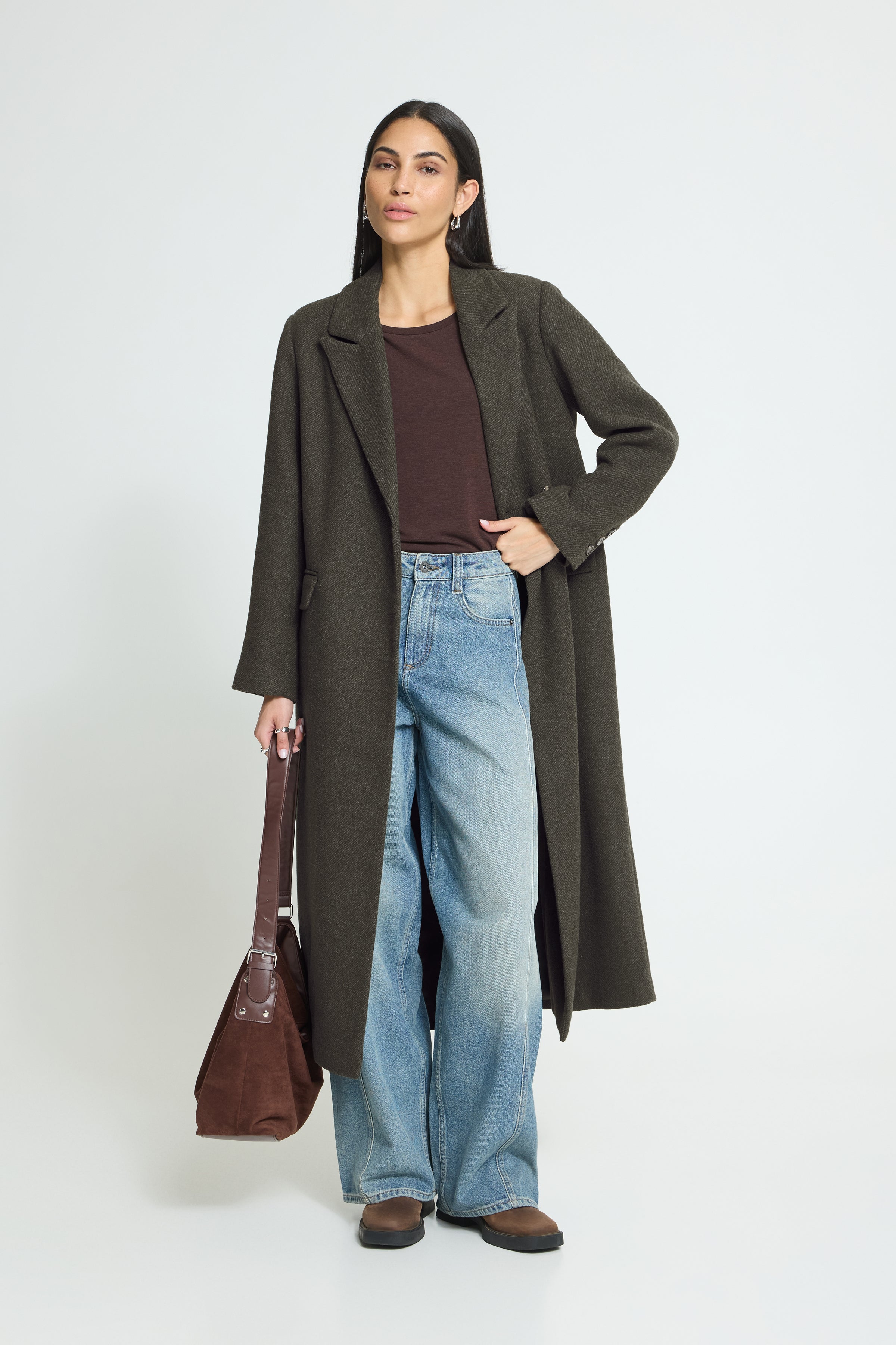 Focola Jacket in Rosin Melange