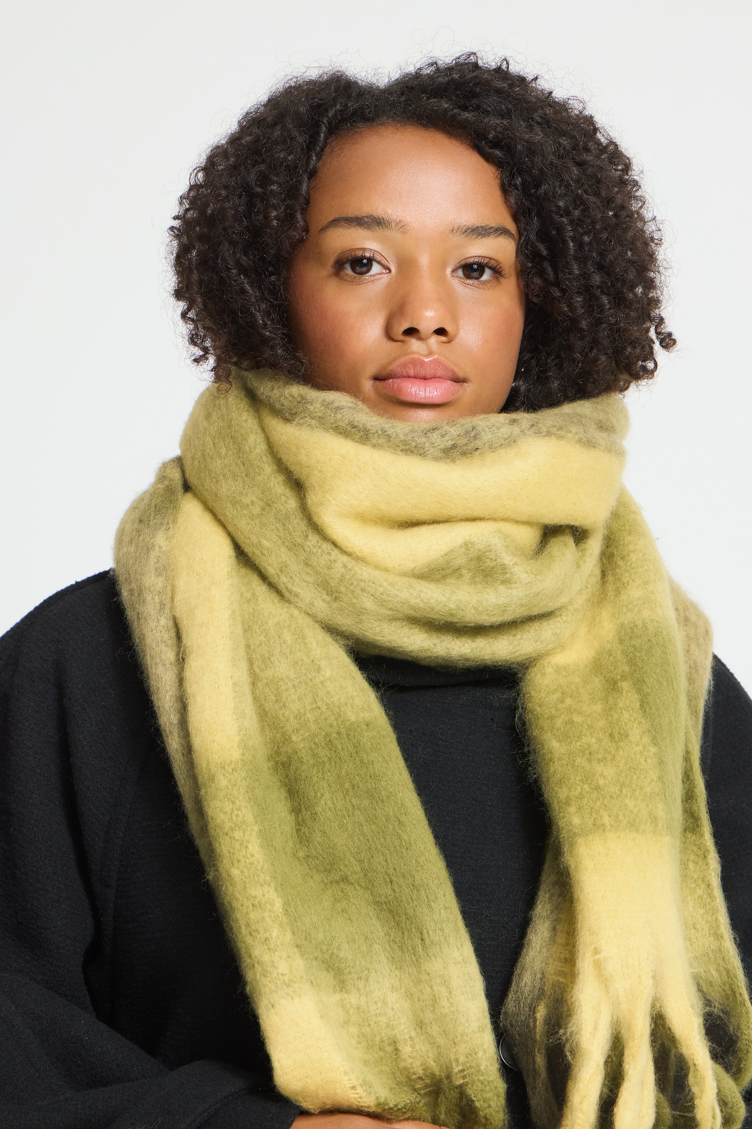Signe Scarf  in Olive Branch