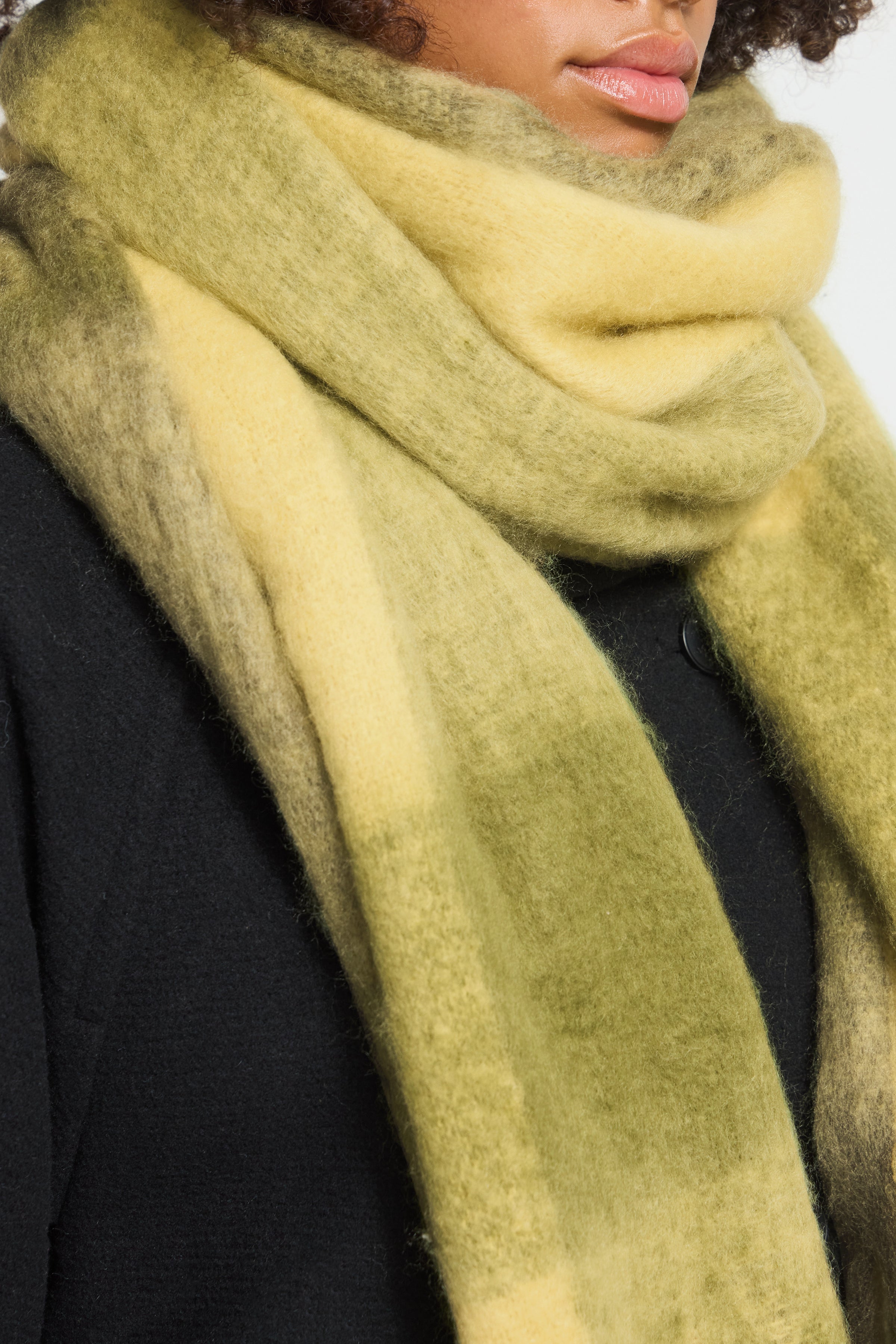 Signe Scarf  in Olive Branch