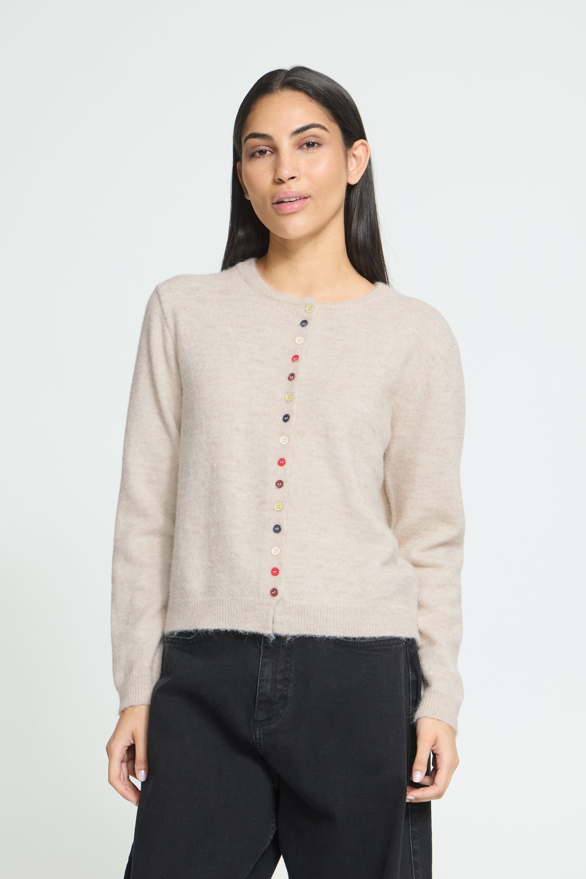 Fantia Cardigan in Birch Melange