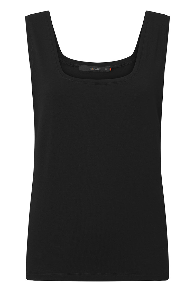 Elim Jersey Top in Black